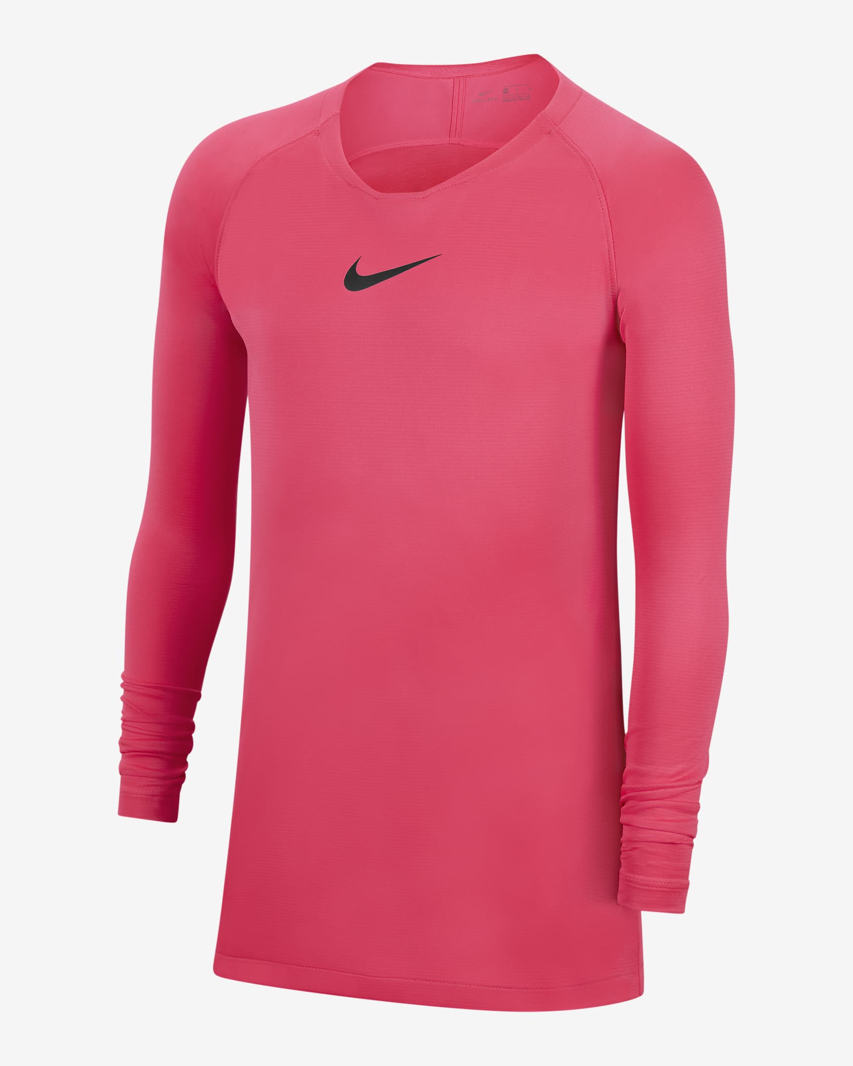 Nike Dri-FIT Park First Layer Kids' Soccer Jersey - Hyper Pink/Black