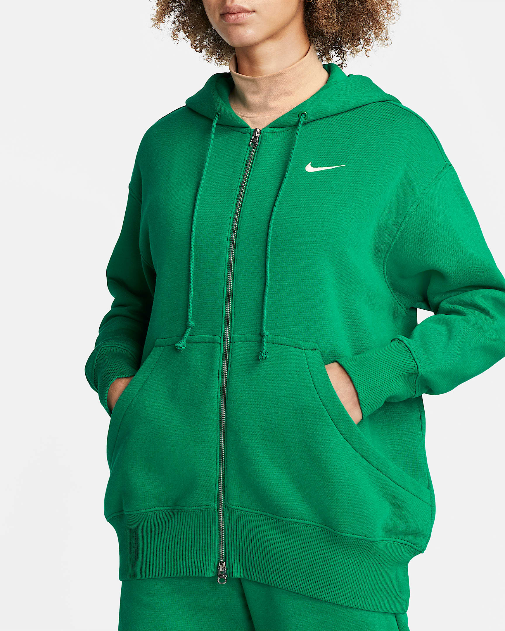 Nike Sportswear Phoenix Fleece Women's Oversized FullZip Hoodie.