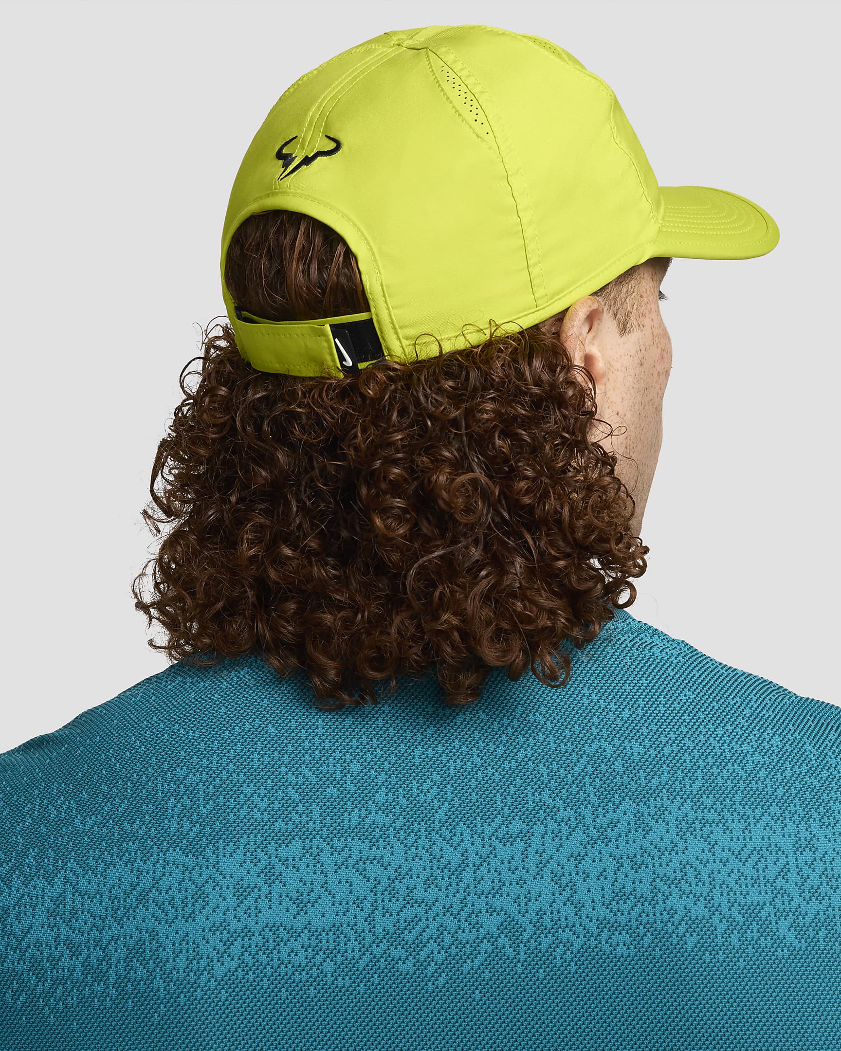 Nike Dri-FIT Club Unstructured Rafa Cap - Bright Cactus/Black