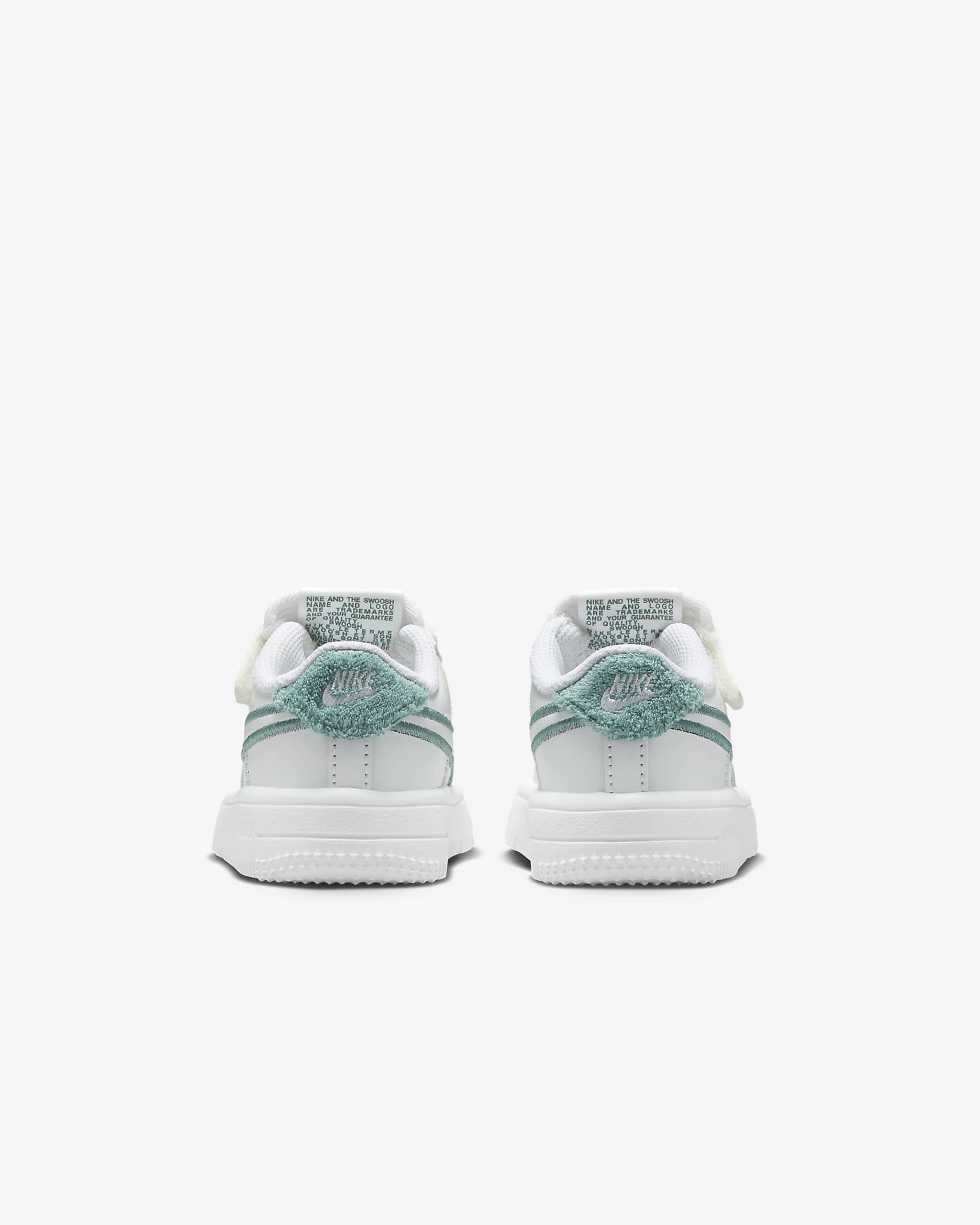 Παπούτσια Nike Force 1 Low LV8 EasyOn για βρέφη και νήπια - Summit White/Bicoastal/Summit White