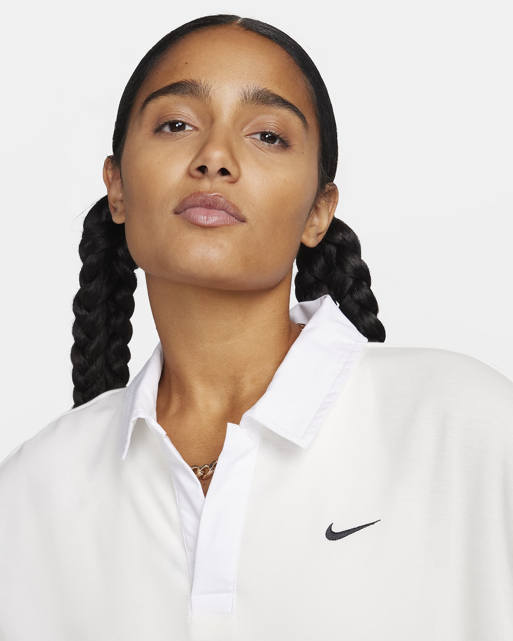 Nike Sportswear Essential Women's Oversized LongSleeve Polo. Nike UK
