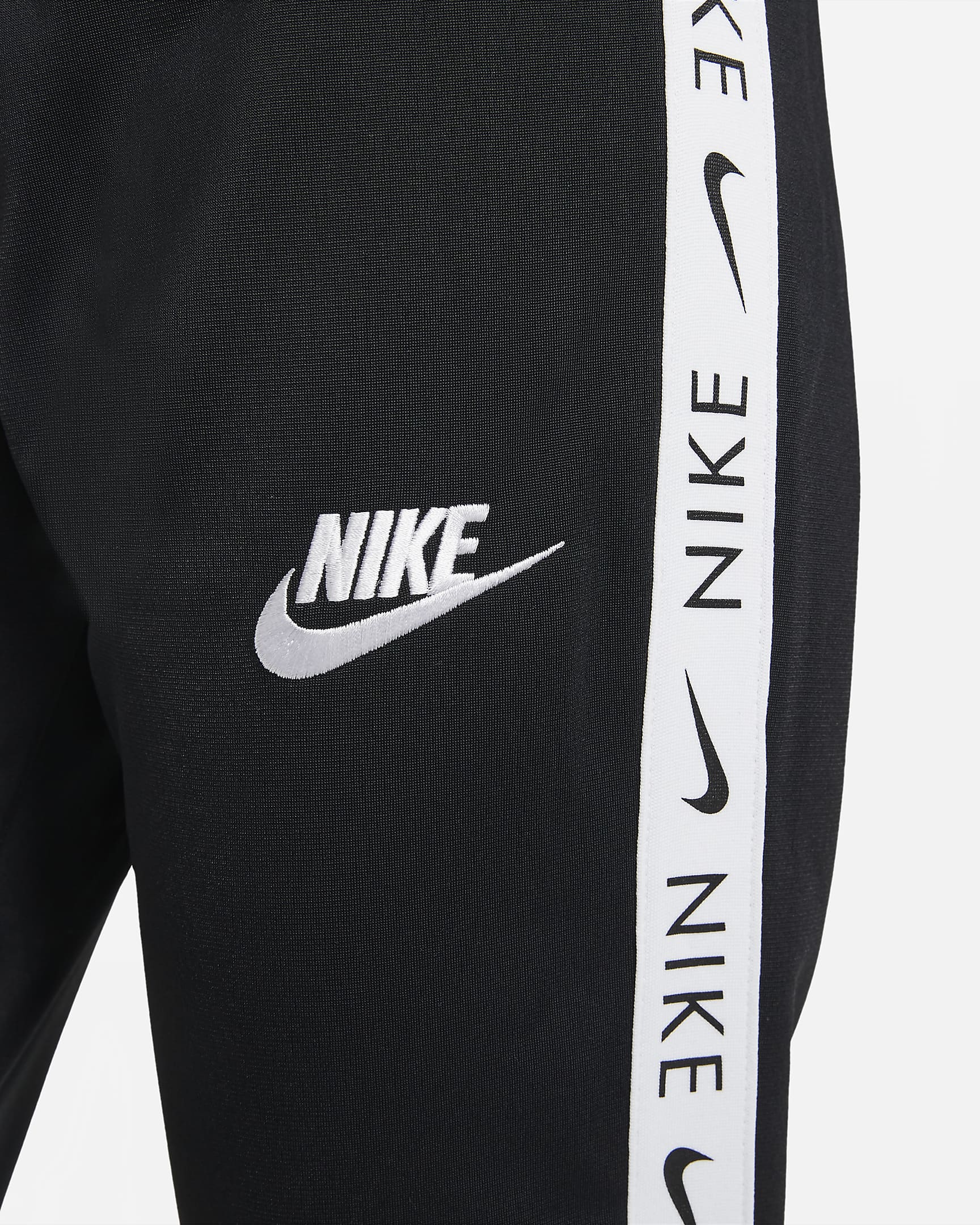 Nike Sportswear Older Kids' Tracksuit - Black/White/White