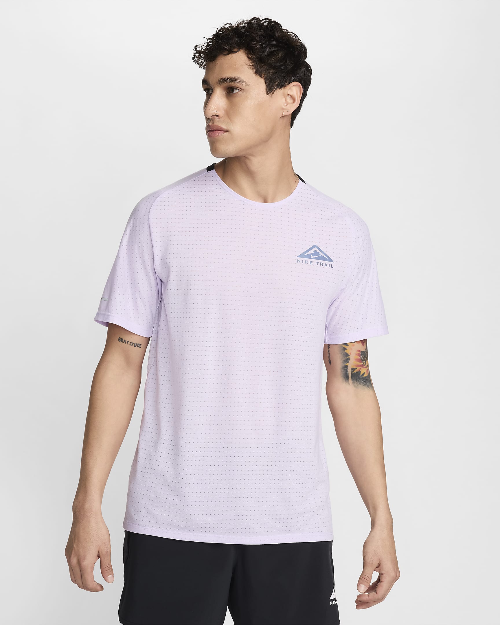 Maglia da running a manica corta Dri-FIT Nike Trail Solar Chase – Uomo