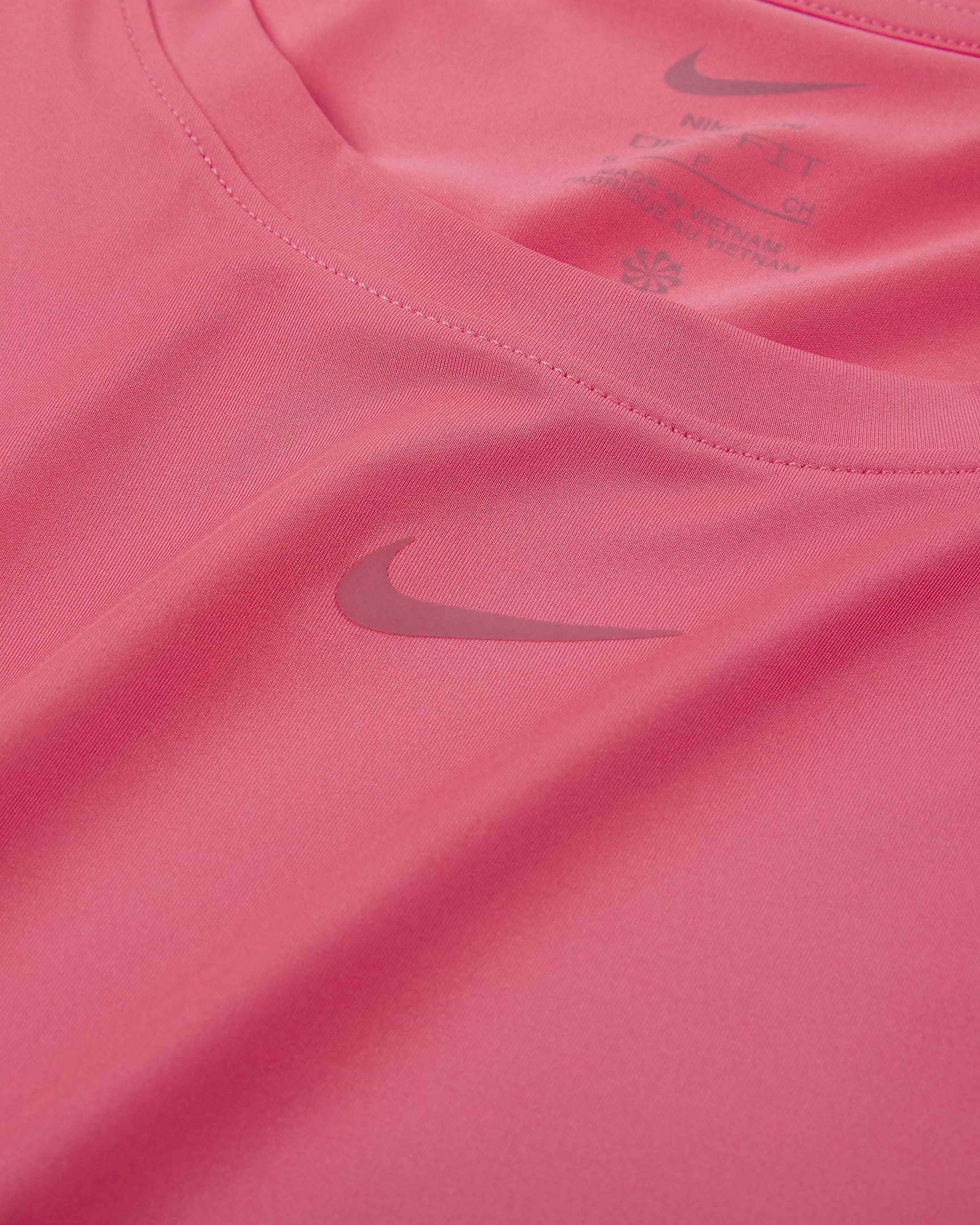 Nike One Classic Women's Dri-FIT Cropped Tank Top - Aster Pink/Black