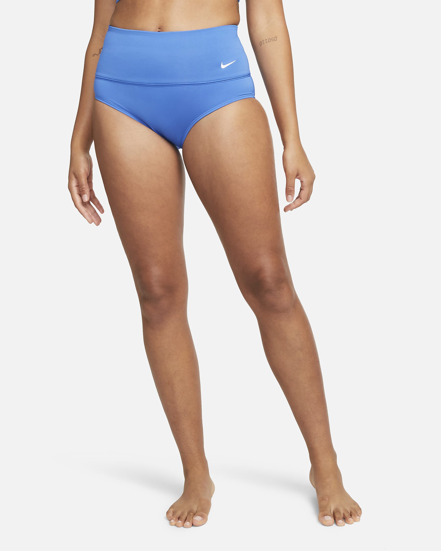 Prenda para la parte inferior de natación de cintura alta para mujer Nike Essential - Azul Pacífico