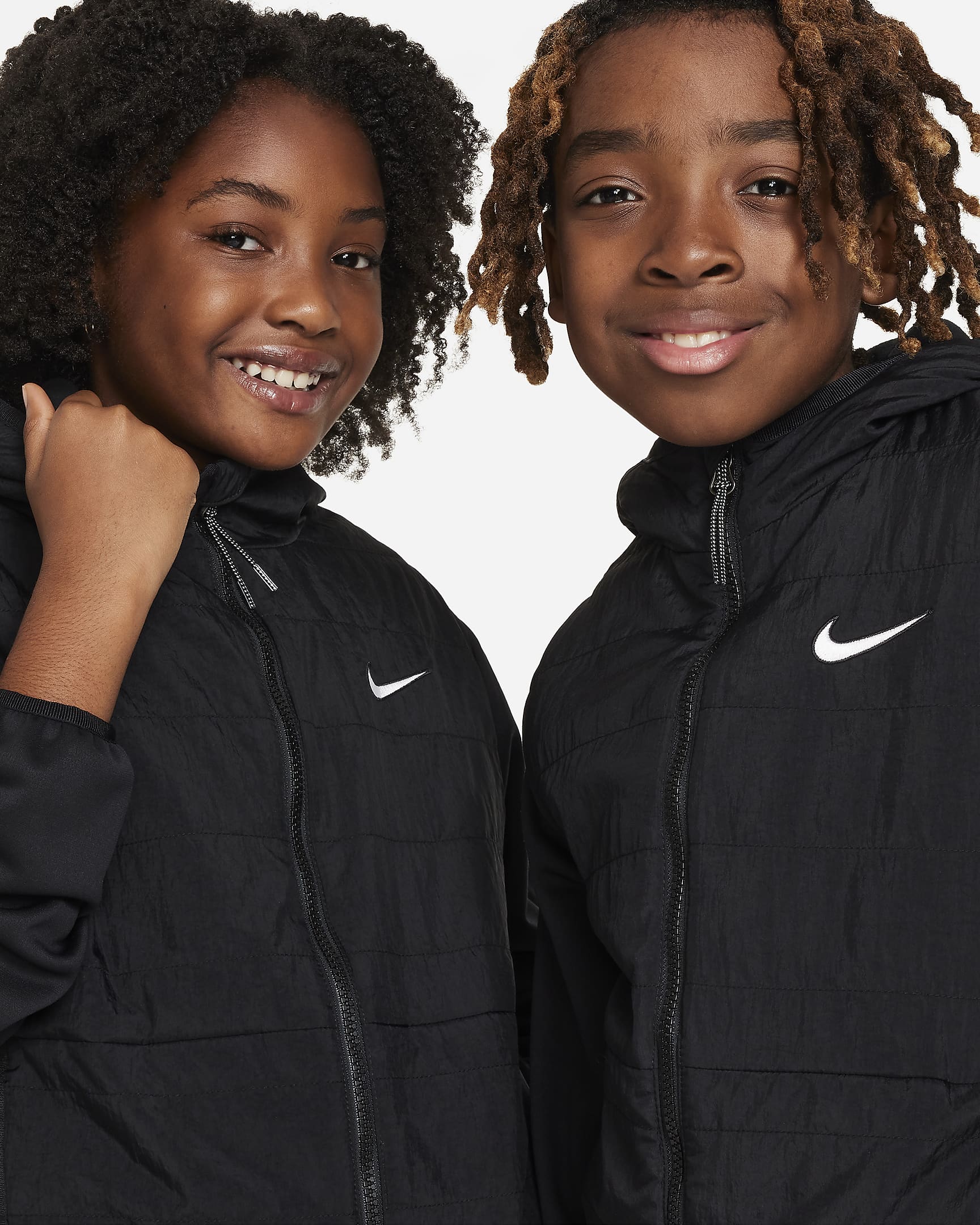Nike Therma-FIT Repel Outdoor Play Older Kids' Fleece Winterized Full ...