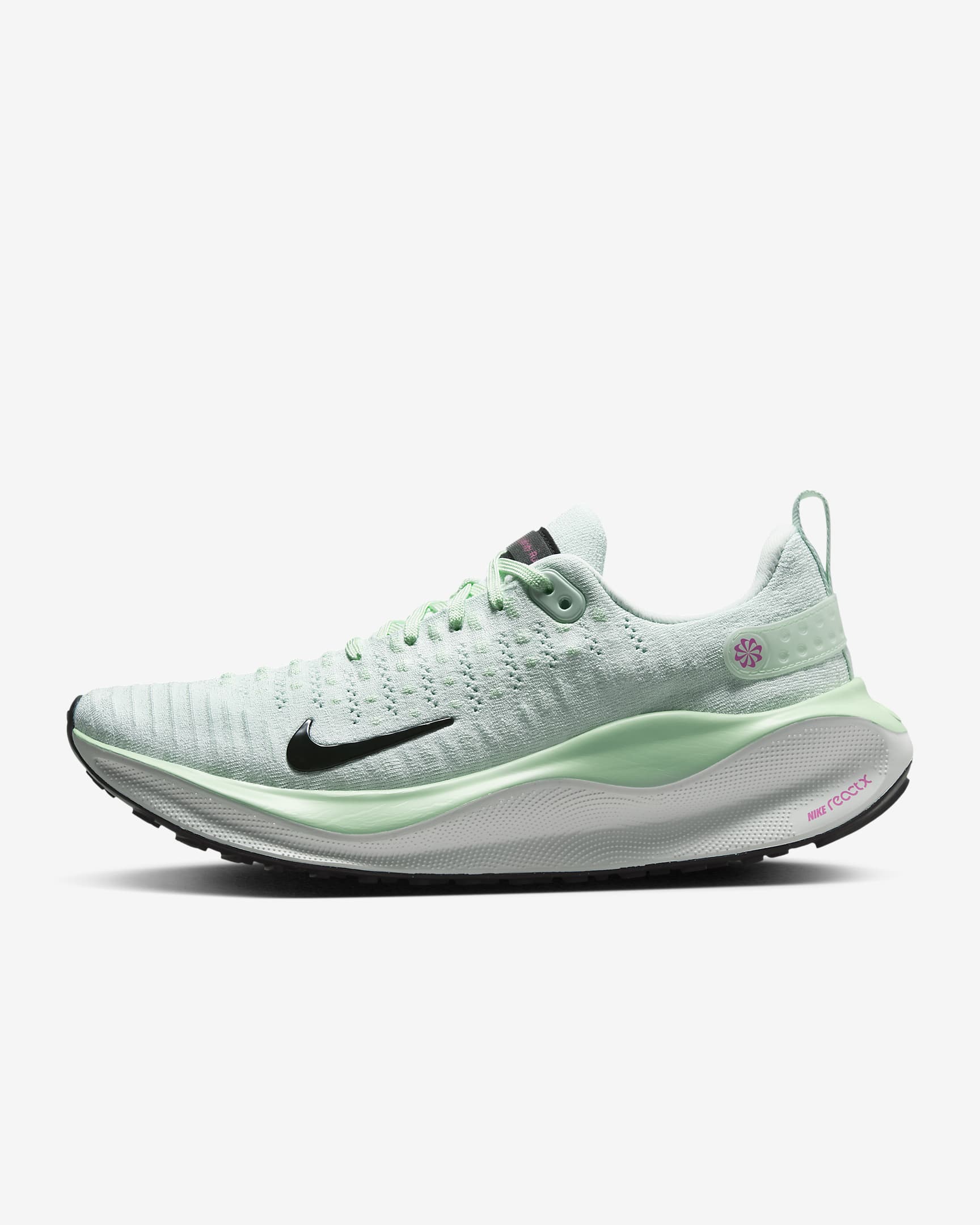 Chaussure de running sur route Nike InfinityRN 4 pour femme - Barely Green/Vapor Green/Playful Pink/Noir