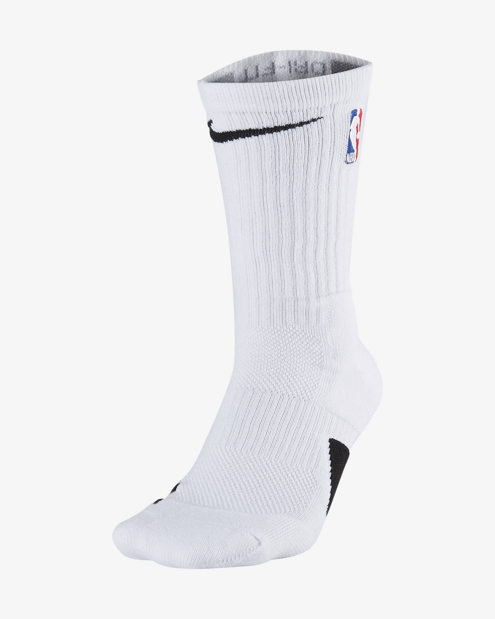 Calcetines deportivos de la NBA Nike Elite NBA - Blanco/Negro