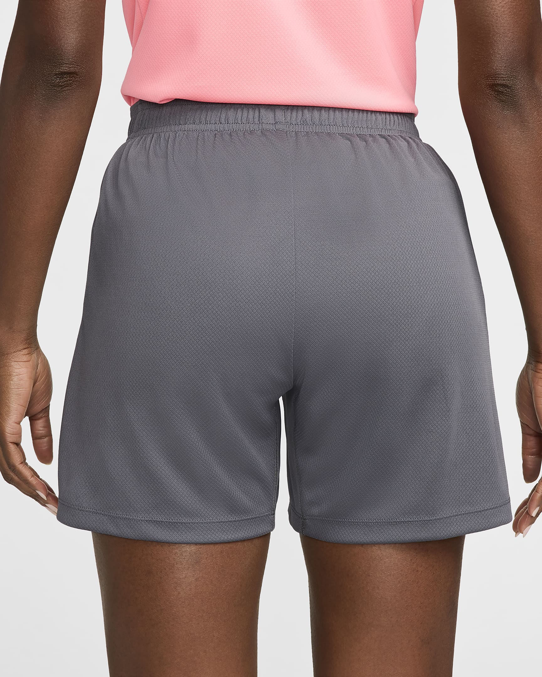 Nike Strike Women's Dri-FIT Football Shorts - Iron Grey/Black/Sunset Pulse