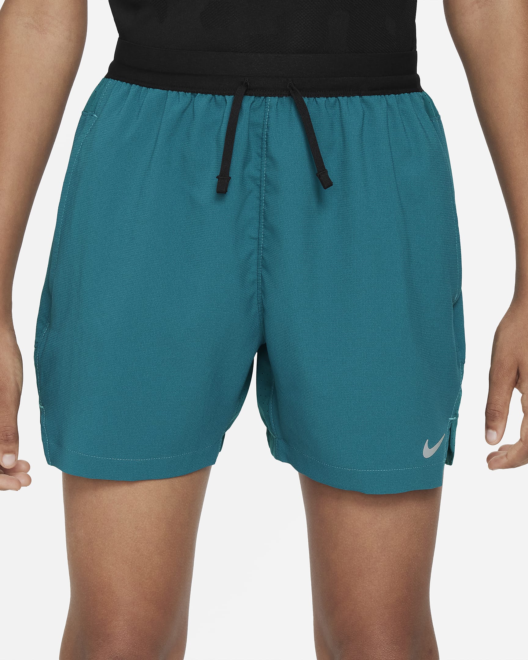 Nike Multi Tech EasyOn Big Kids' (Boys') Dri-FIT Training Shorts - Geode Teal/Black