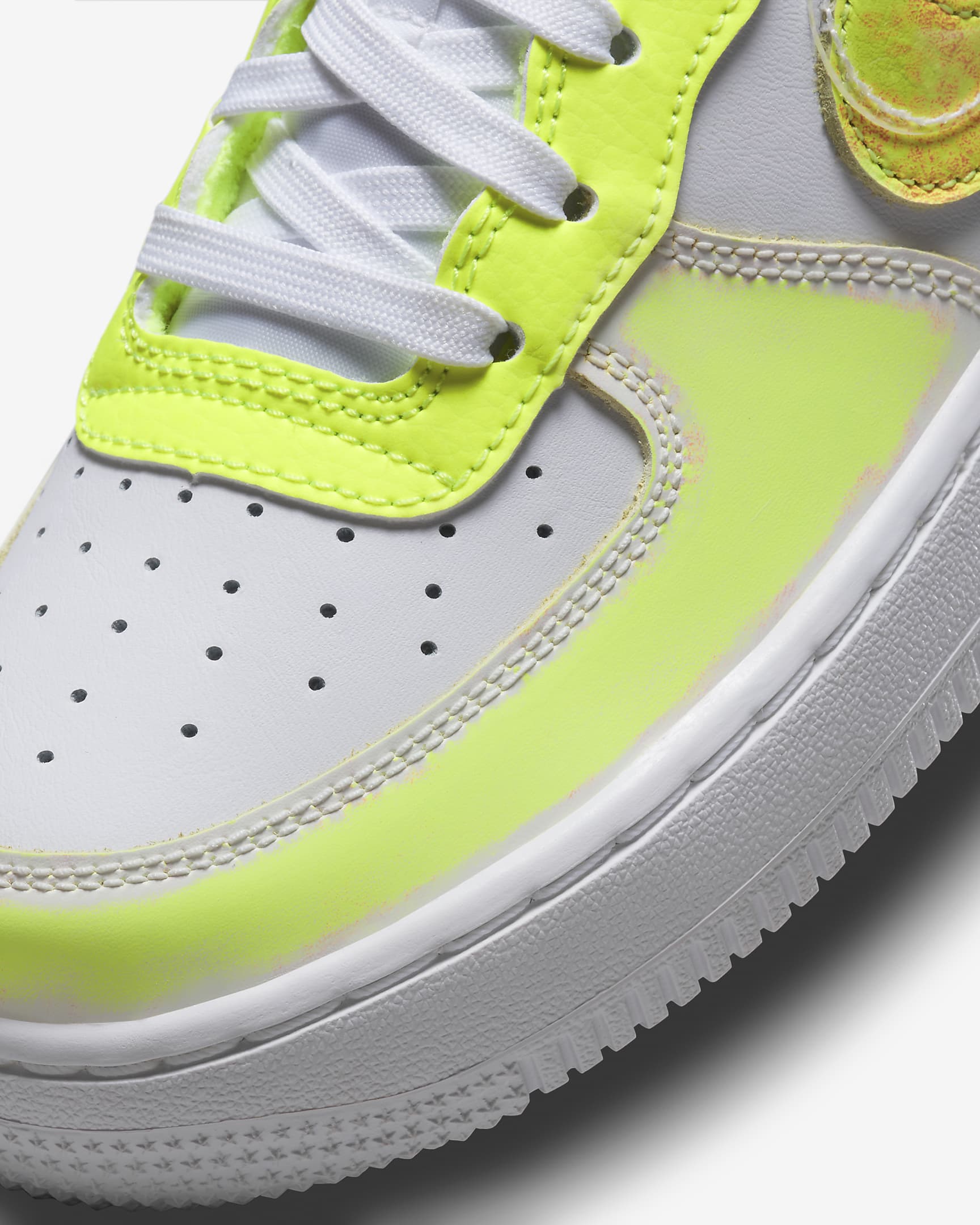 Calzado para niños grandes Nike Air Force 1 LV8 - Blanco/Volt/Rosa resplandor/Multicolor