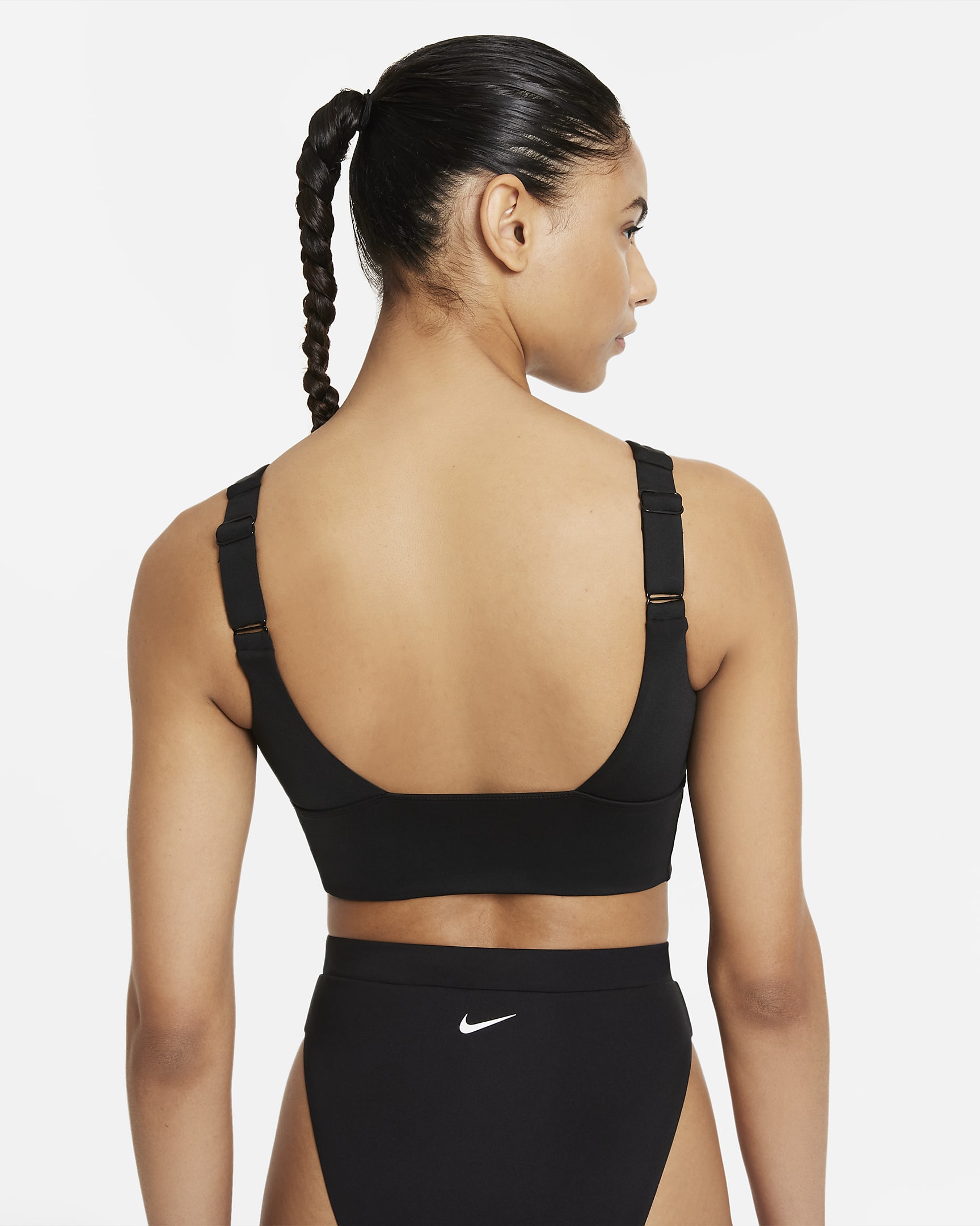 Nike Essential Womens Scoop Neck Midkini Swim Top 5669