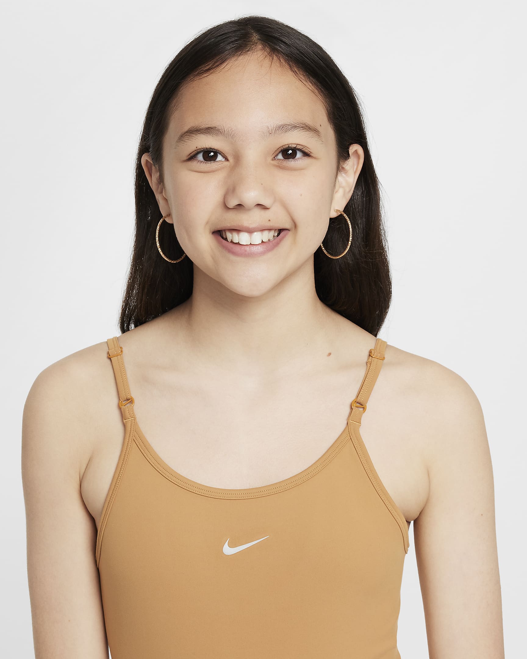 Nike One Girls' Dri-FIT Unitard - Flax