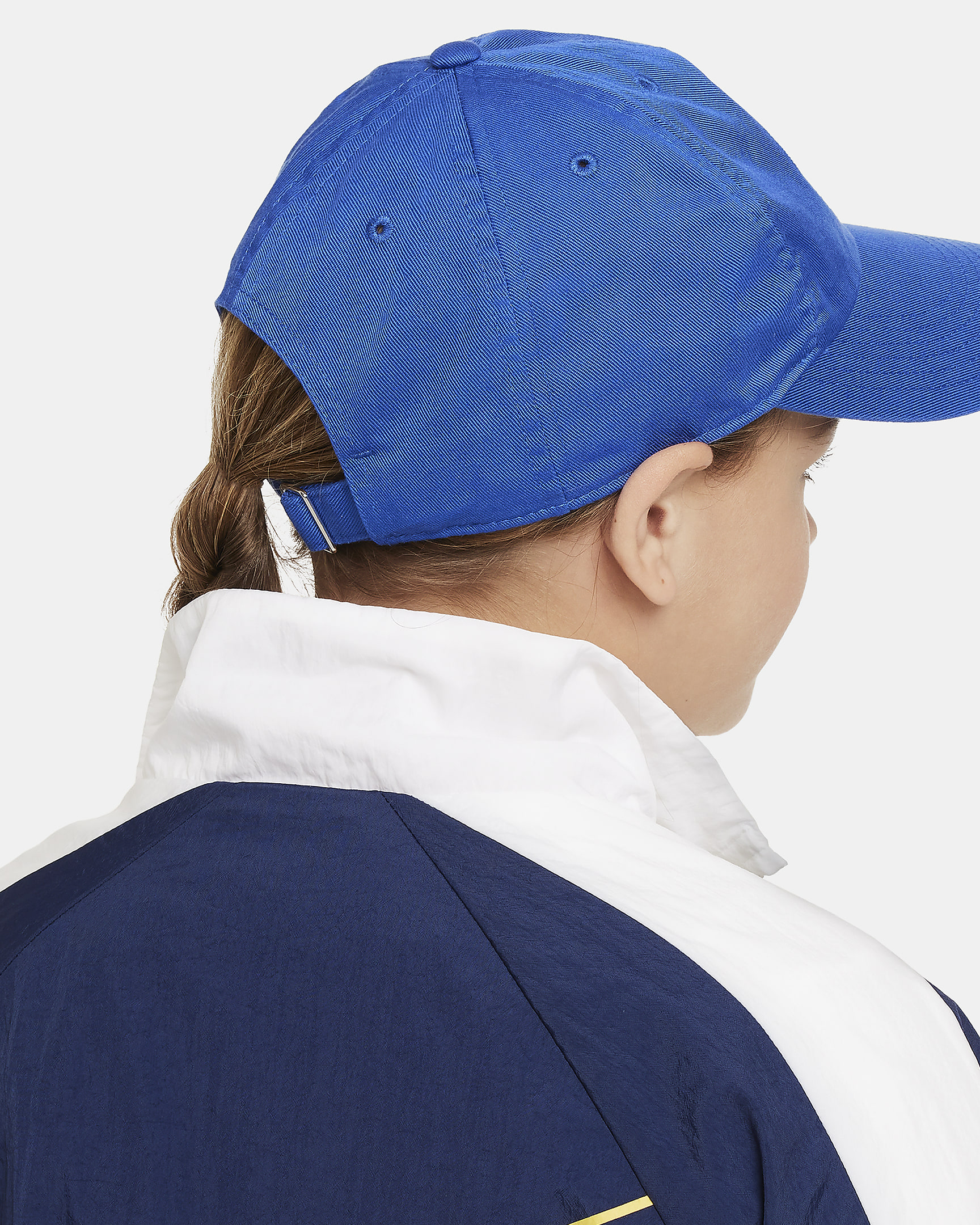 Gorra para niños talla grande Nike Club - Royal juego