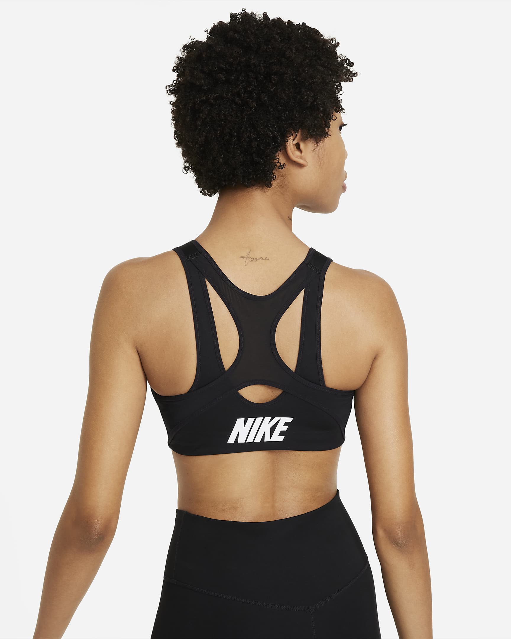 Nike Shape Womens High Support Padded Zip Front Sports Bra 1943