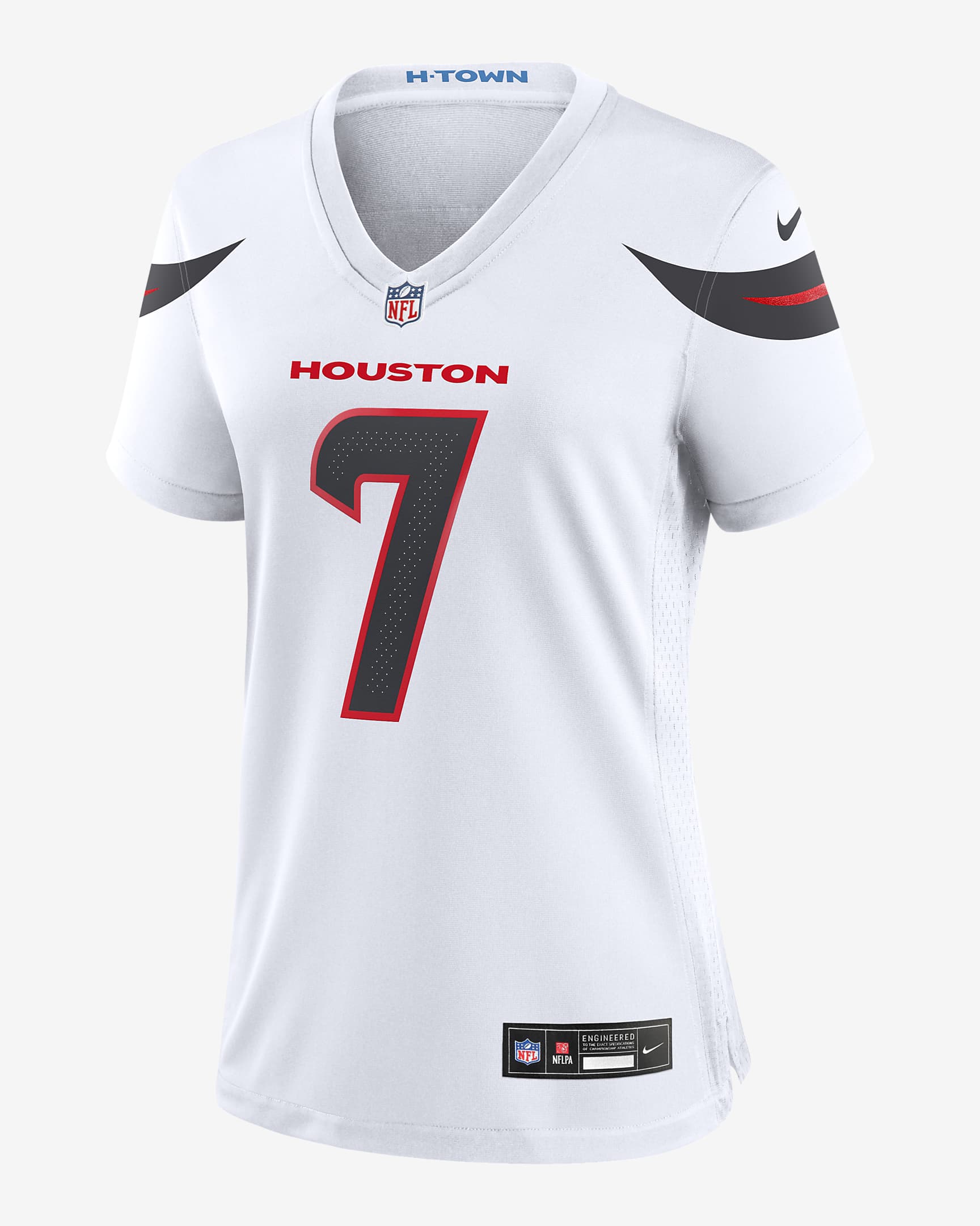 C.J. Jersey de fútbol americano Nike de la NFL Game para mujer Stroud Houston Texans - Blanco