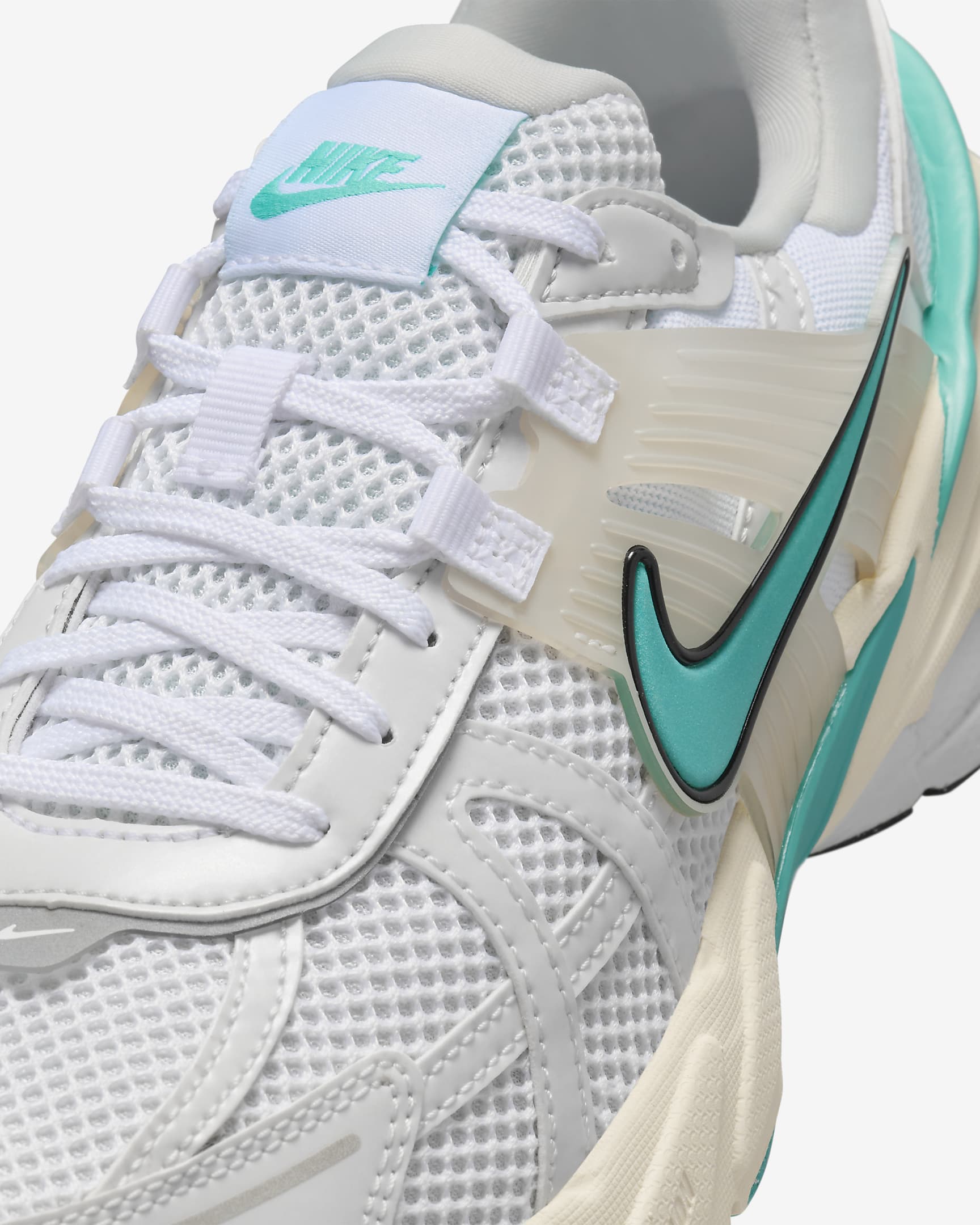 Nike V2K Run Shoes - White/Coconut Milk/Summit White/Dusty Cactus