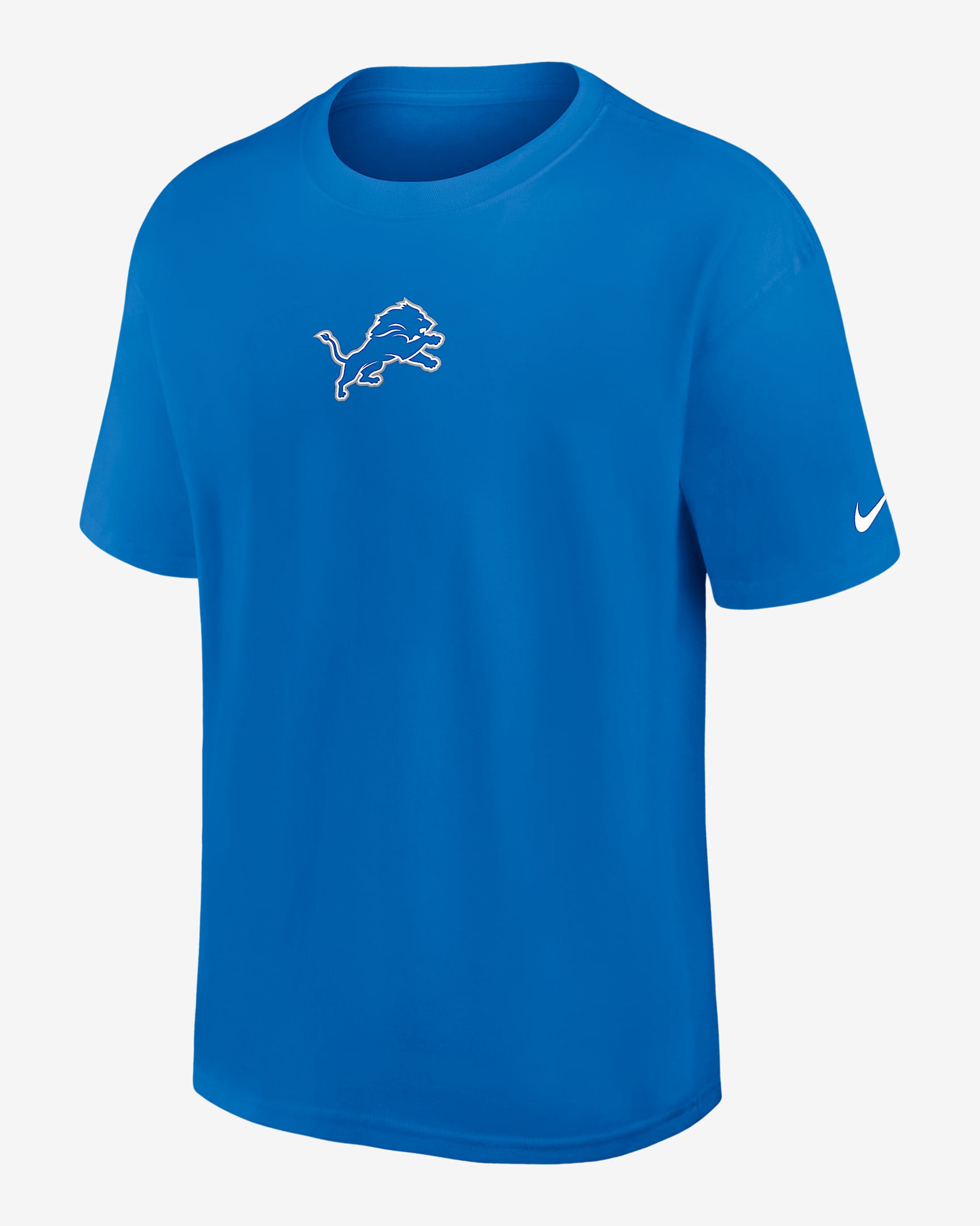 Detroit Lions Dominate The Game Essential Max90 Men's Nike NFL T-Shirt - Blue