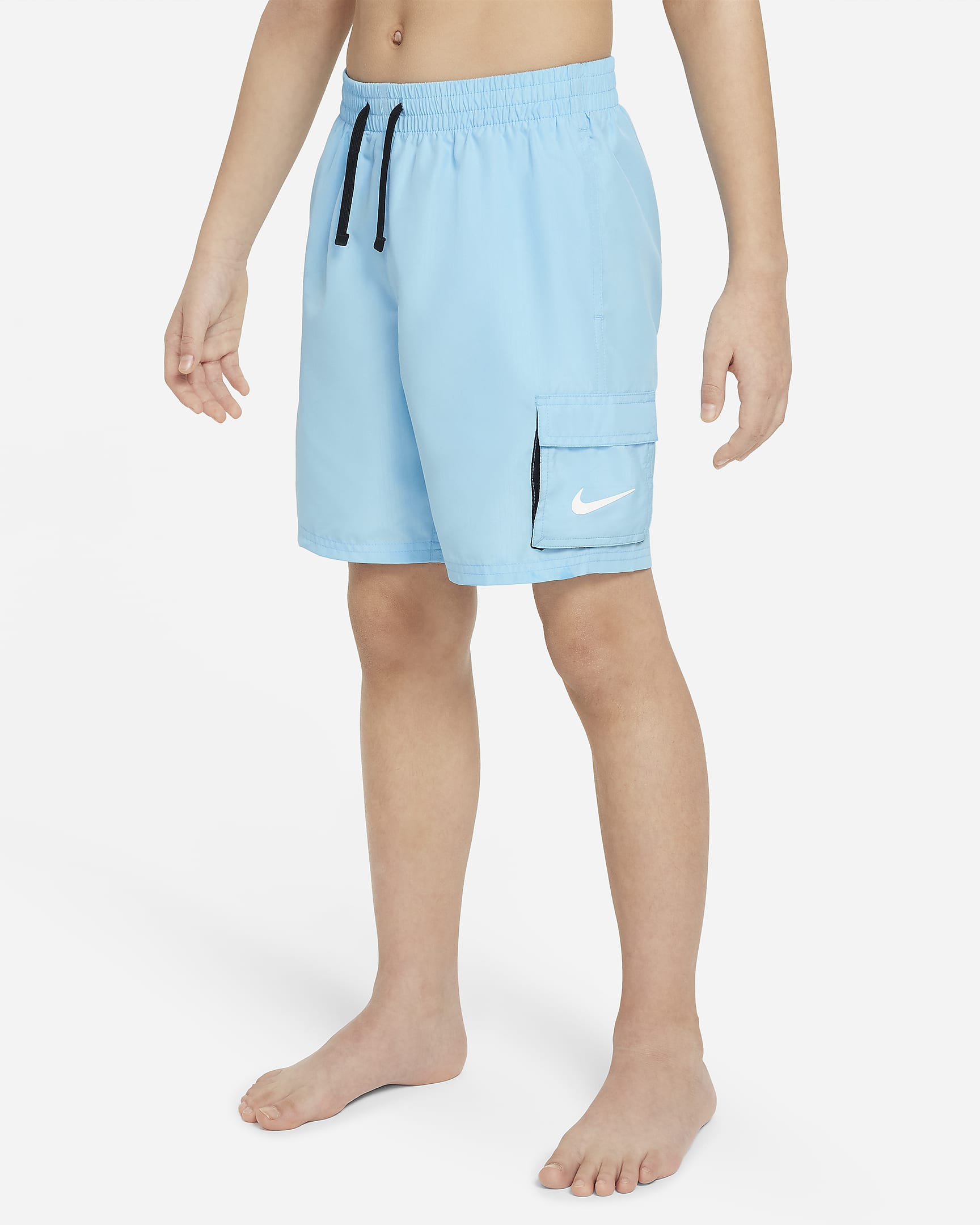 Shorts de vóleibol de 15 cm para niño talla grande Nike Swim Voyage - Azul acuario