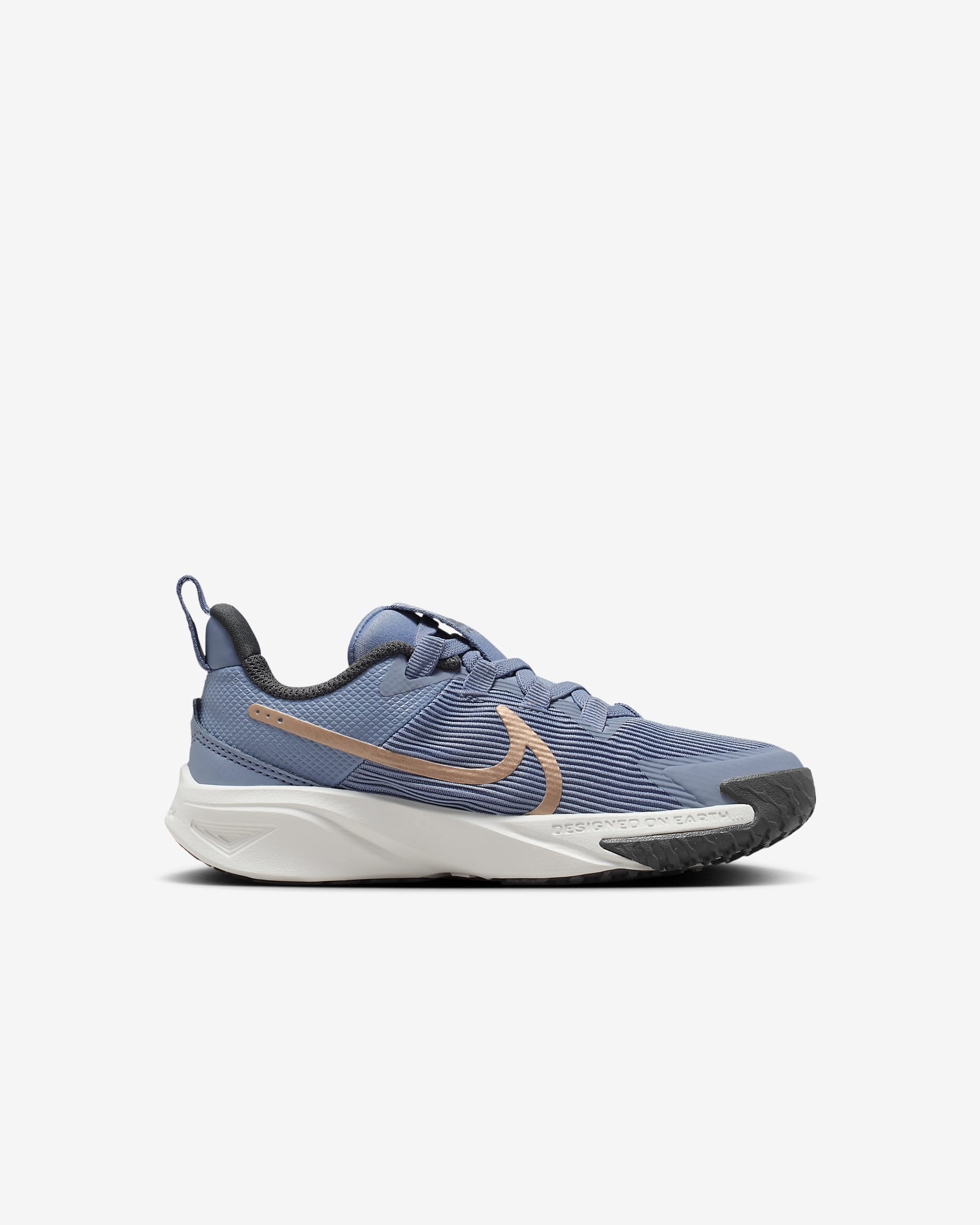 Nike Star Runner 4 Younger Kids' Shoes - Ashen Slate/Armoury Navy/Pure Platinum/Metallic Red Bronze