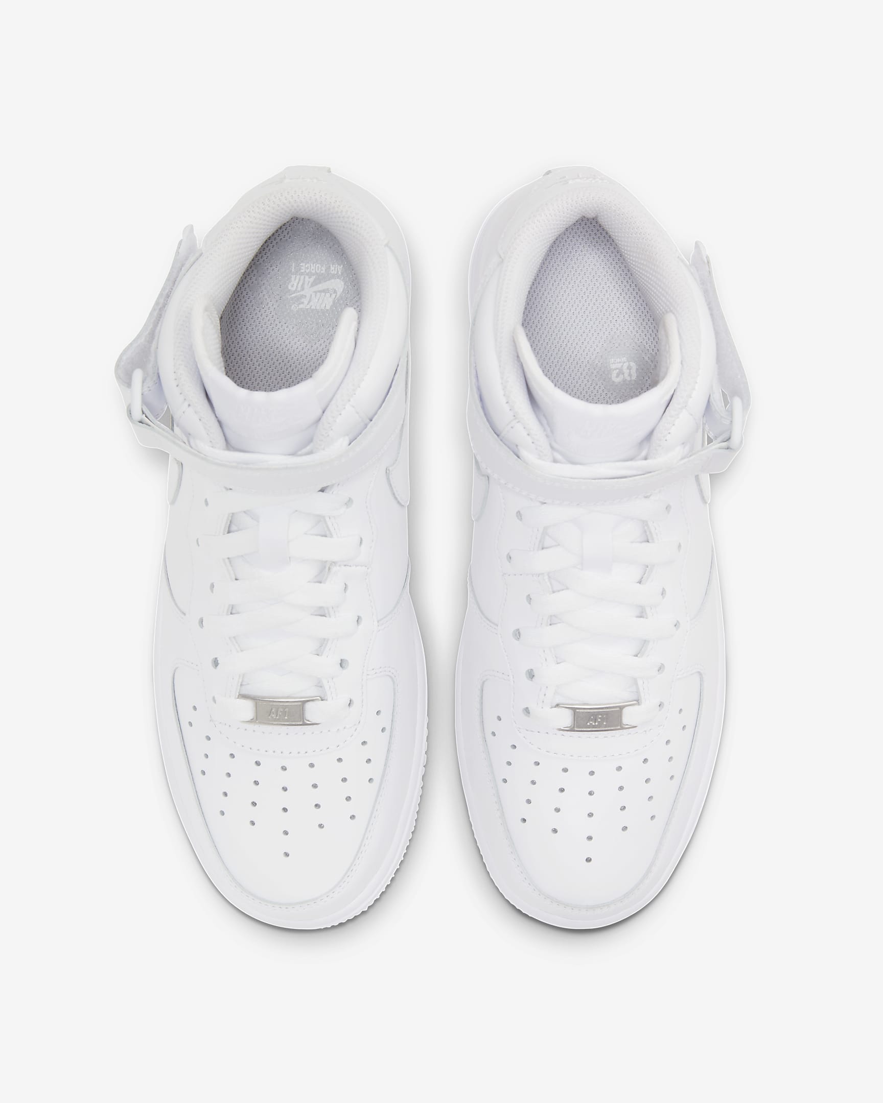 Sapatilhas Nike Air Force 1 '07 Mid para mulher - Branco/Branco/Branco