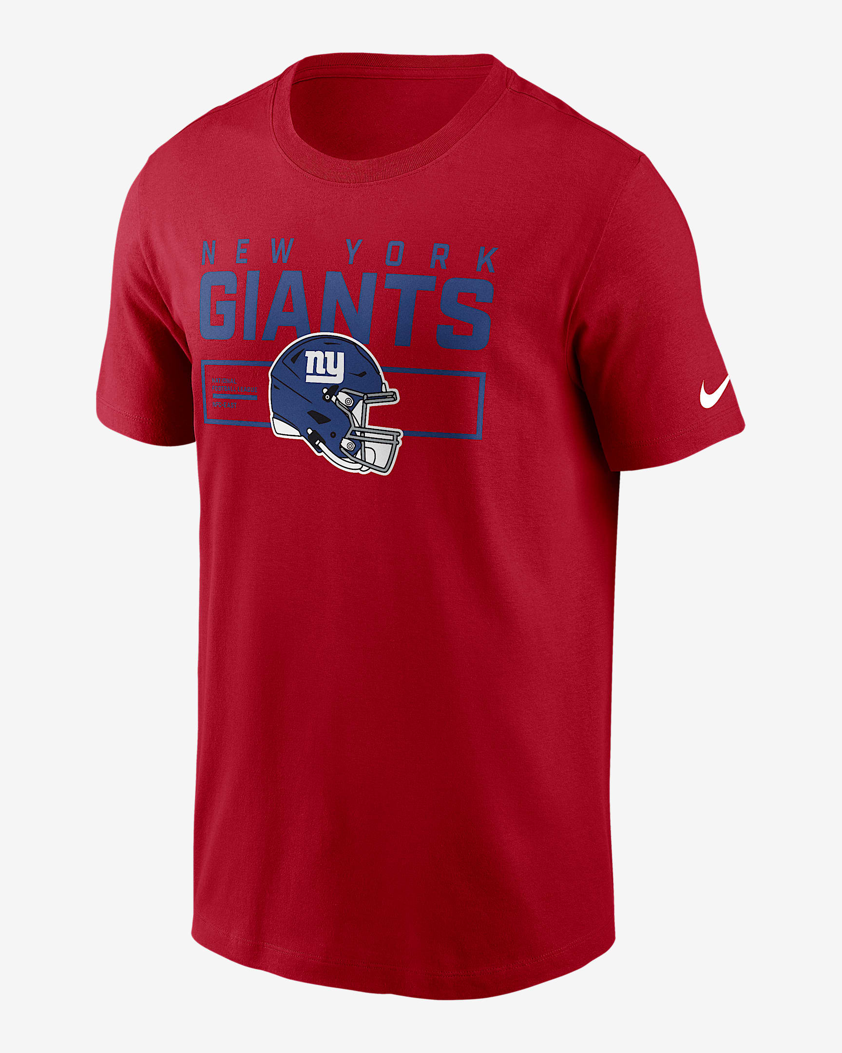 Playera de la NFL Nike para hombre New York Giants Helmet Essential - Rojo