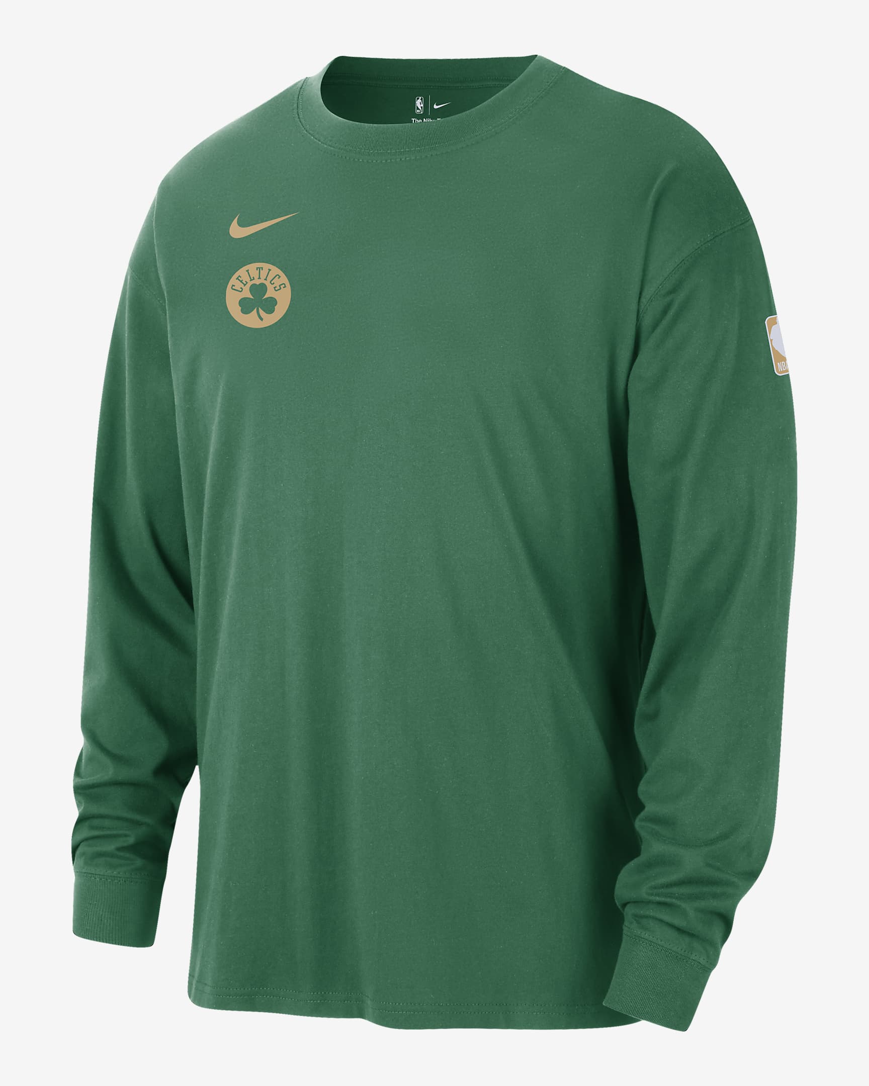 Boston Celtics Courtside Men's Nike NBA Long-Sleeve Max90 T-Shirt - Clover