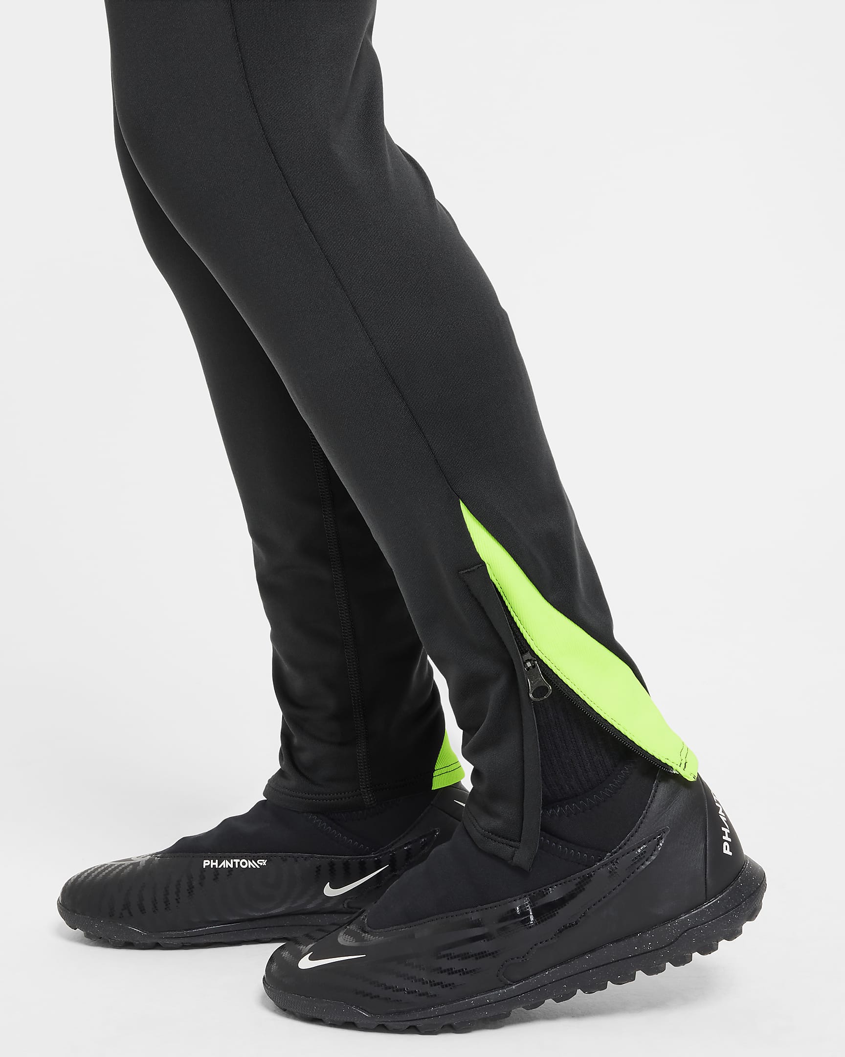 Pantalon de foot Nike Dri-FIT Strike pour ado - Anthracite/Volt/Volt