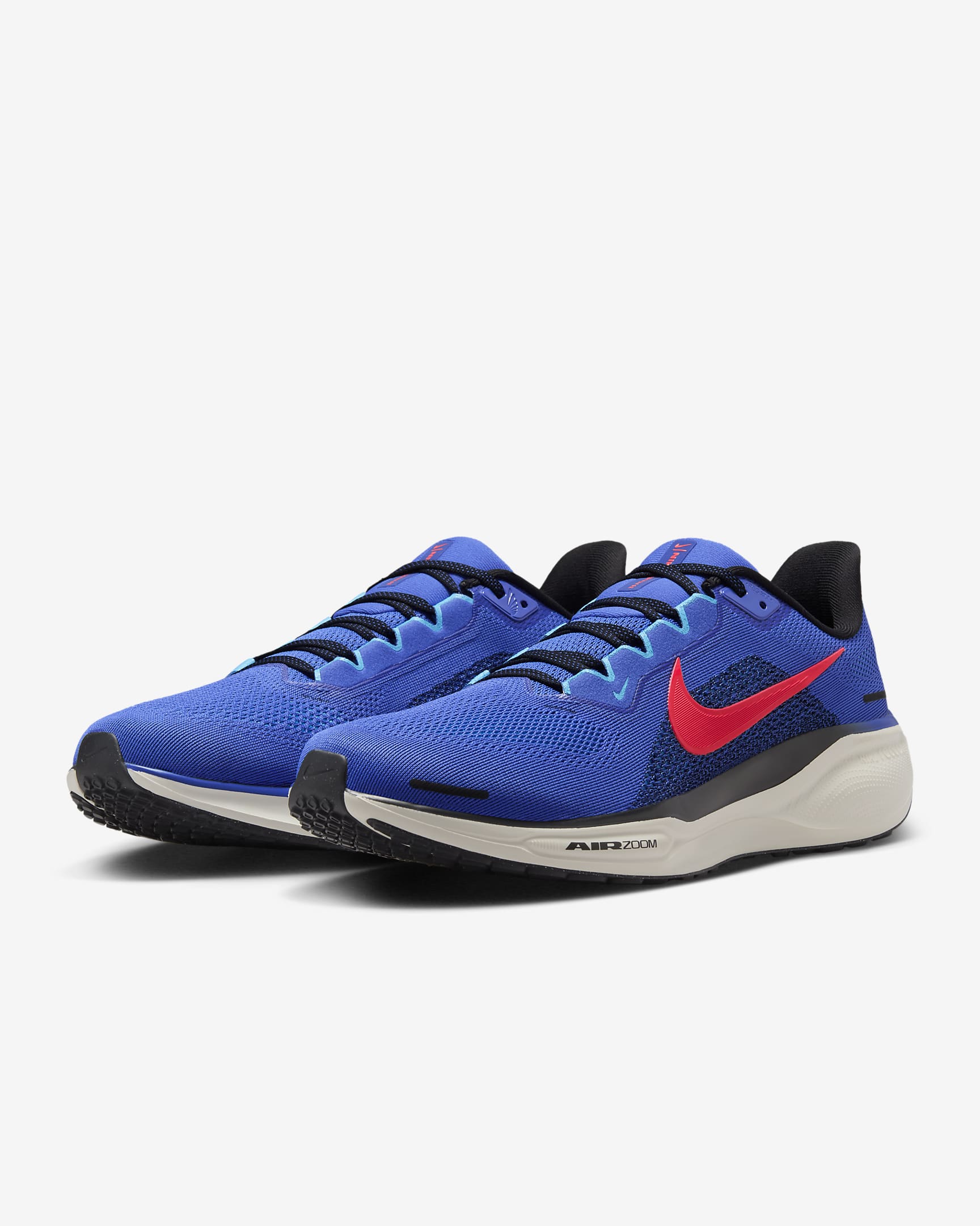 Nike Pegasus 41 Men's Road Running Shoes - Astronomy Blue/Black/Baltic Blue/Hot Punch