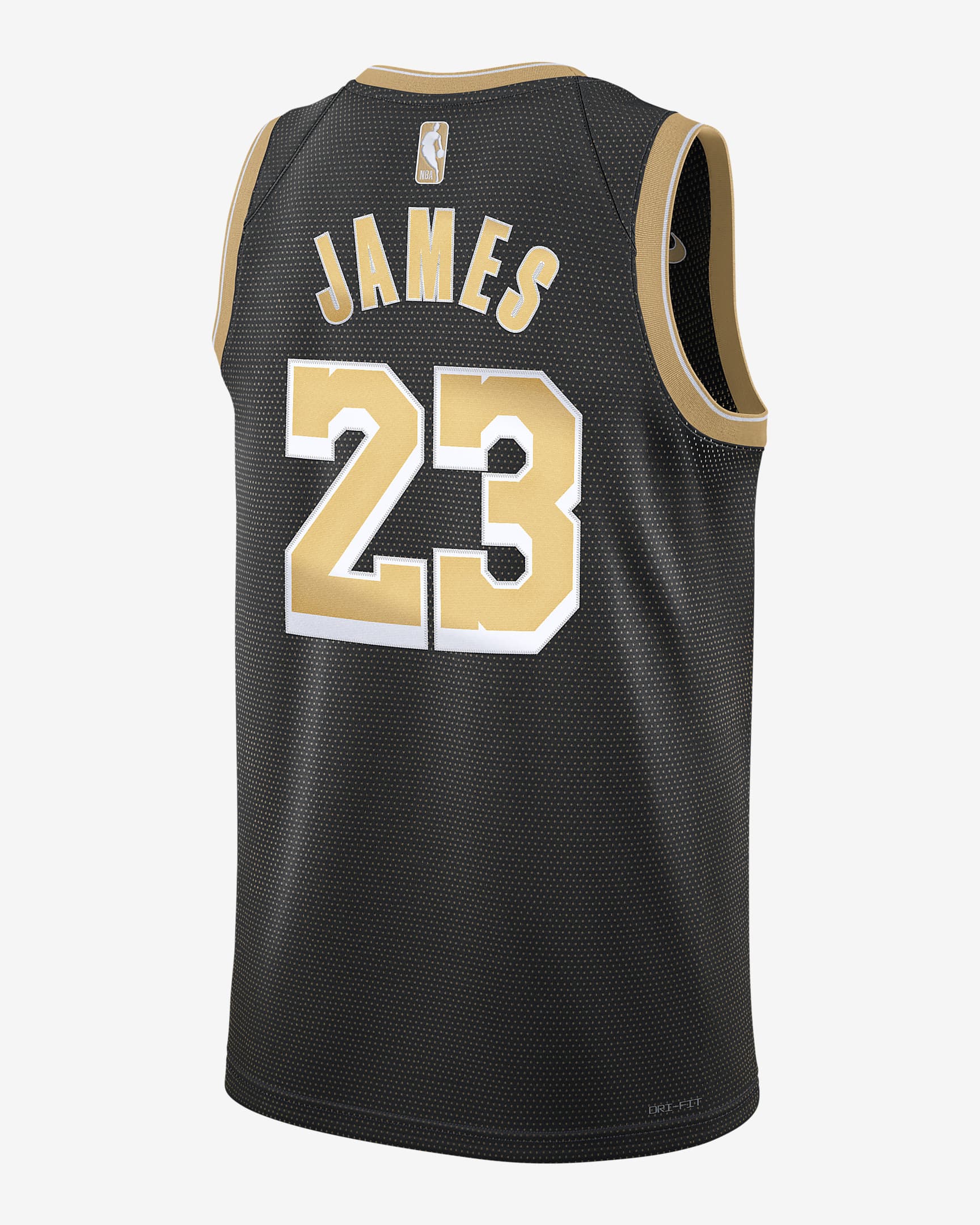 LeBron James Los Angeles Lakers 2024 Select Series Men's Nike Dri-FIT NBA Swingman Jersey - Black/Club Gold