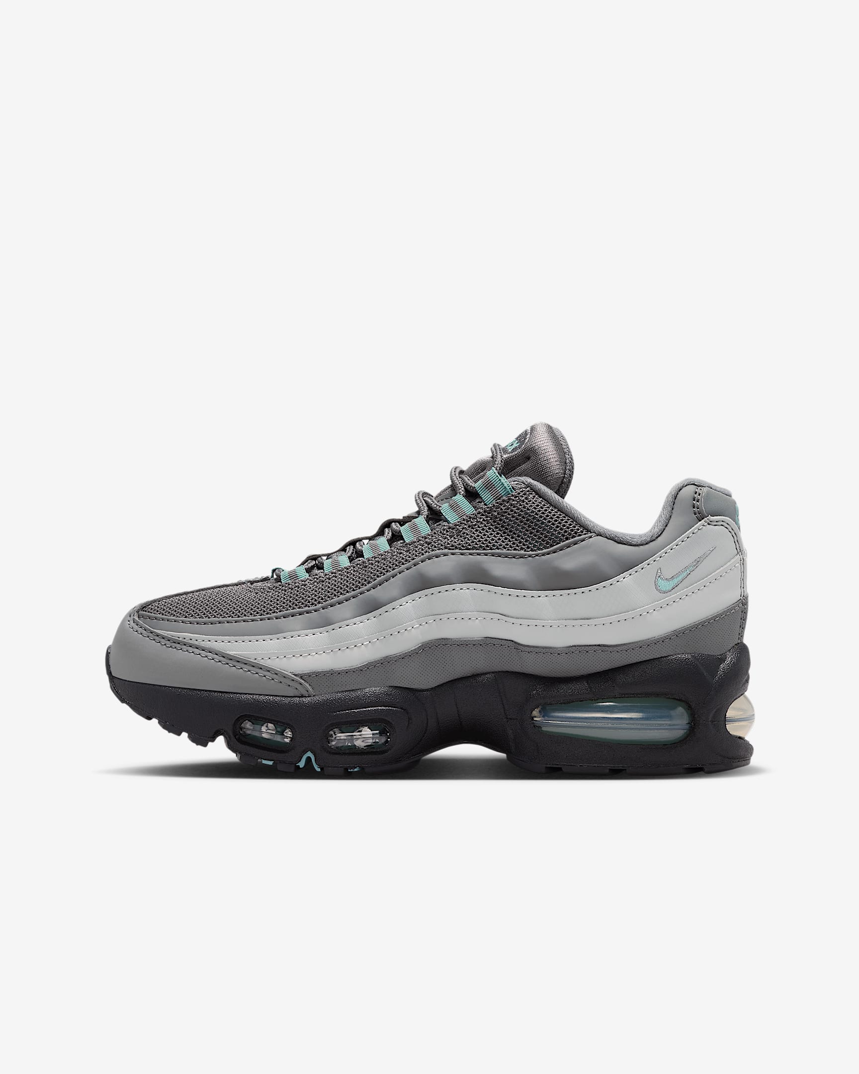 Nike Air Max 95 Older Kids' Shoes - Smoke Grey/Smoke Grey/Light Smoke Grey/Cannon