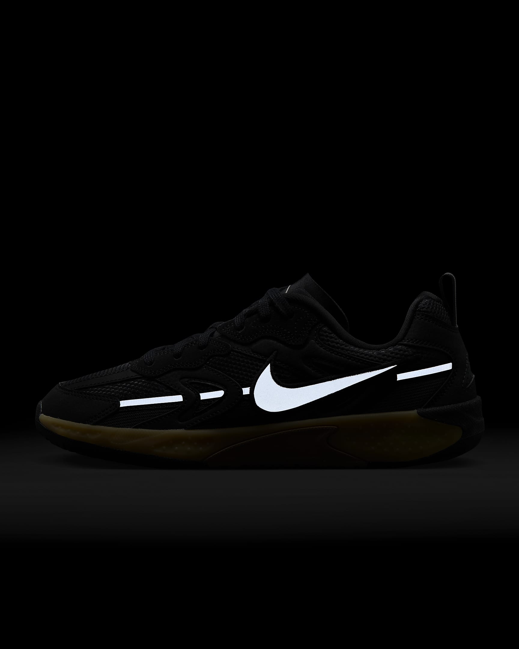 Sapatilhas Nike JAM para mulher - Preto/Castanho Gum claro/Castanho Gum médio/Prateado metalizado