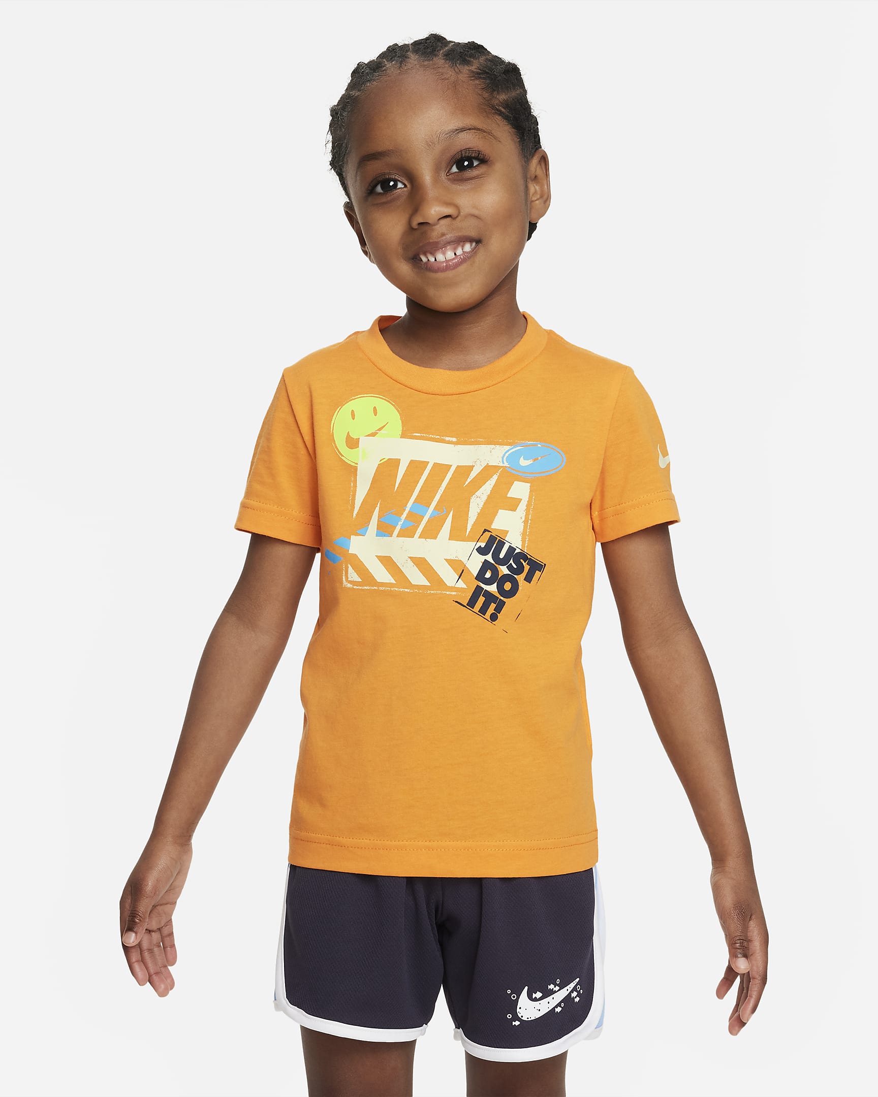 Nike Hazard Stamp Tee Toddler T-Shirt - Vivid Orange