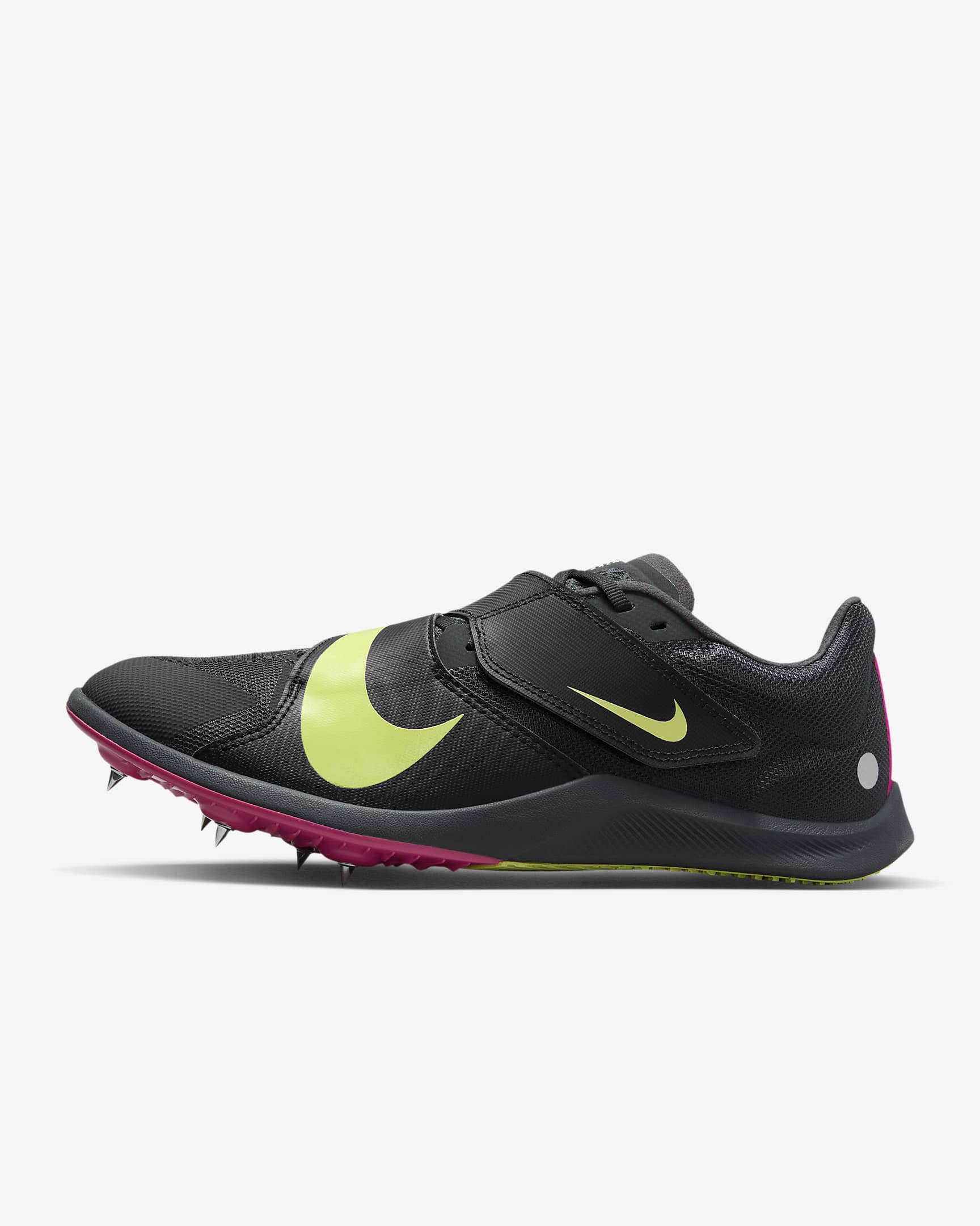 Nike Rival Jump Athletics Jumping Spikes - Anthracite/Black/Light Lemon Twist/Fierce Pink