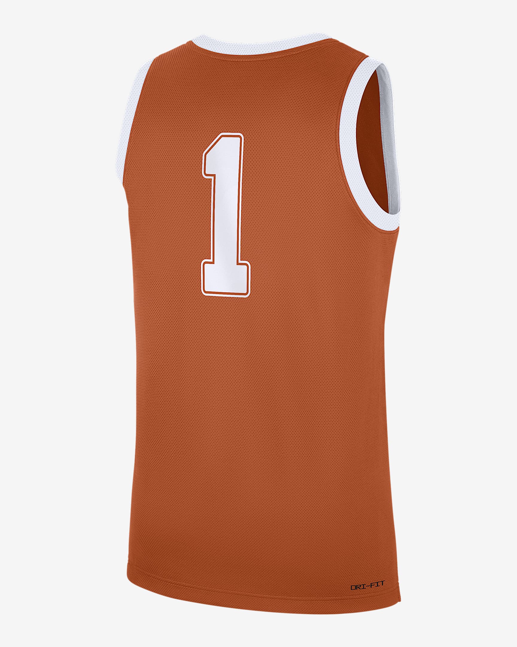 Texas Longhorns Replica Men's Nike College Basketball Jersey.