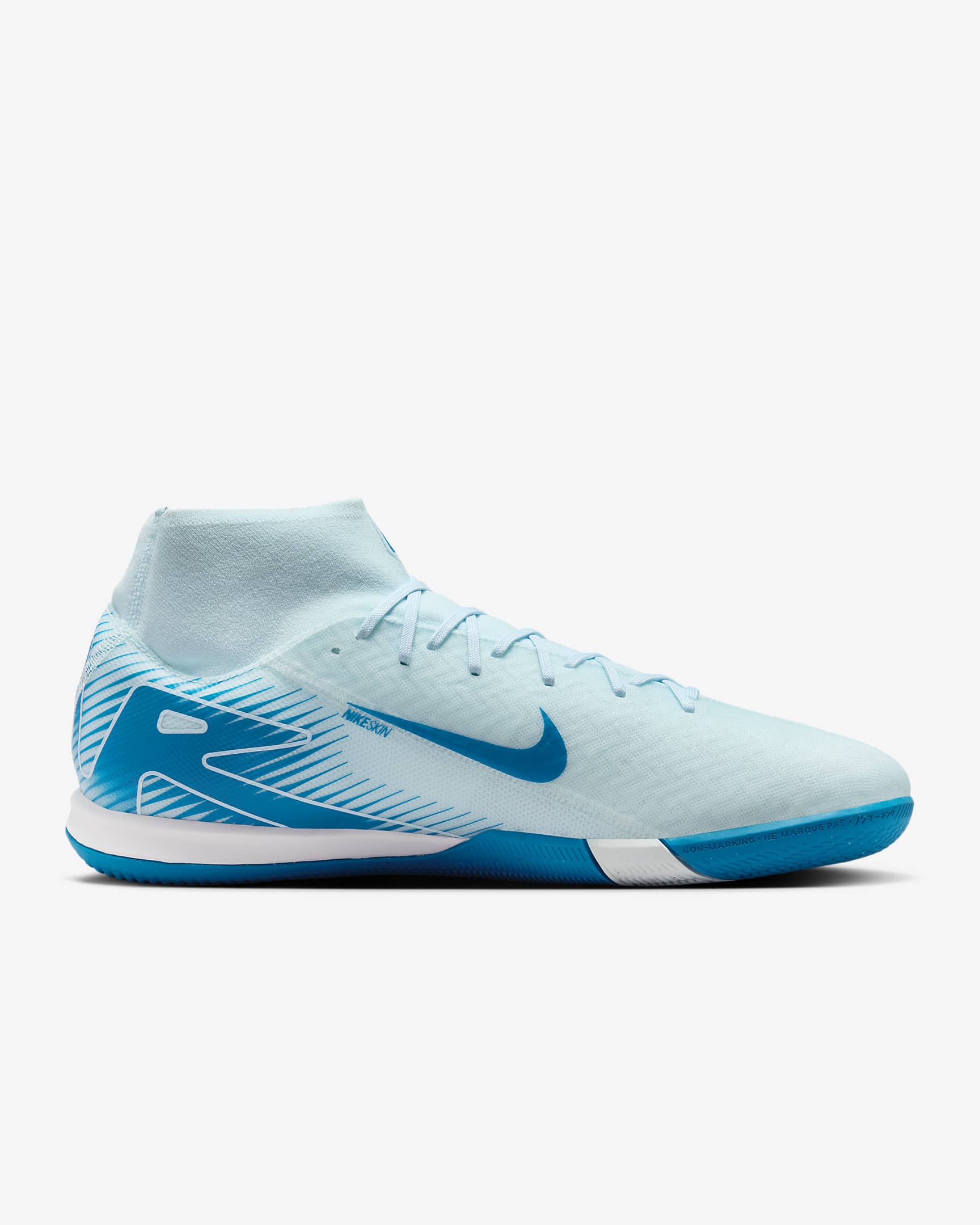 Nike Mercurial Superfly 10 Academy IC High-Top Football Shoes - Glacier Blue/Blue Orbit