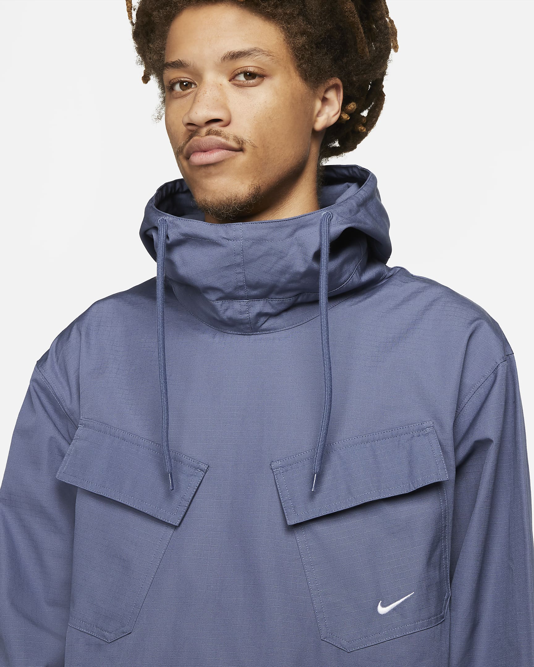 Nike Life Men's Woven Pullover Field Jacket. Nike HU