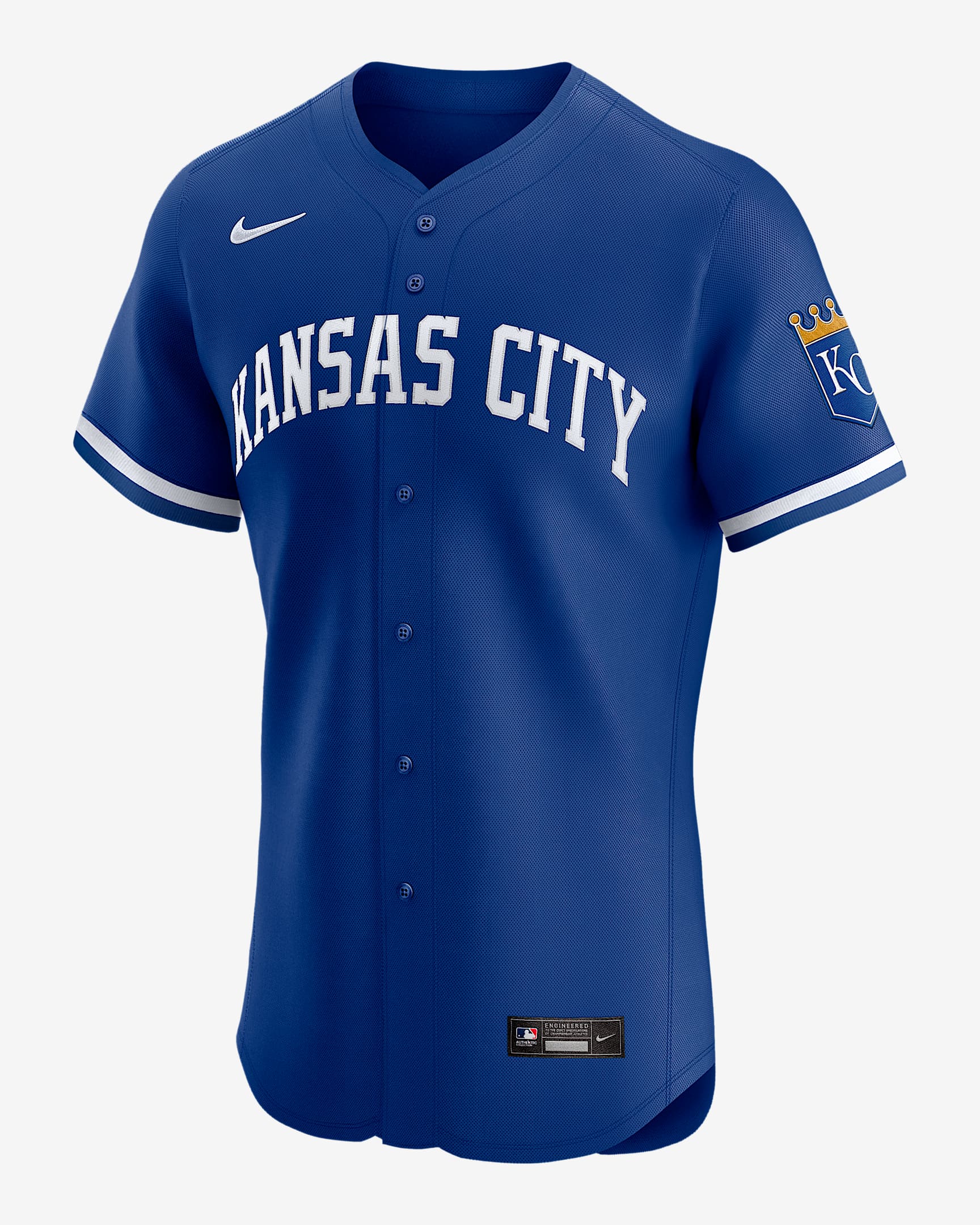 Kansas City Royals Men's Nike Dri-FIT ADV MLB Elite Jersey - Blue