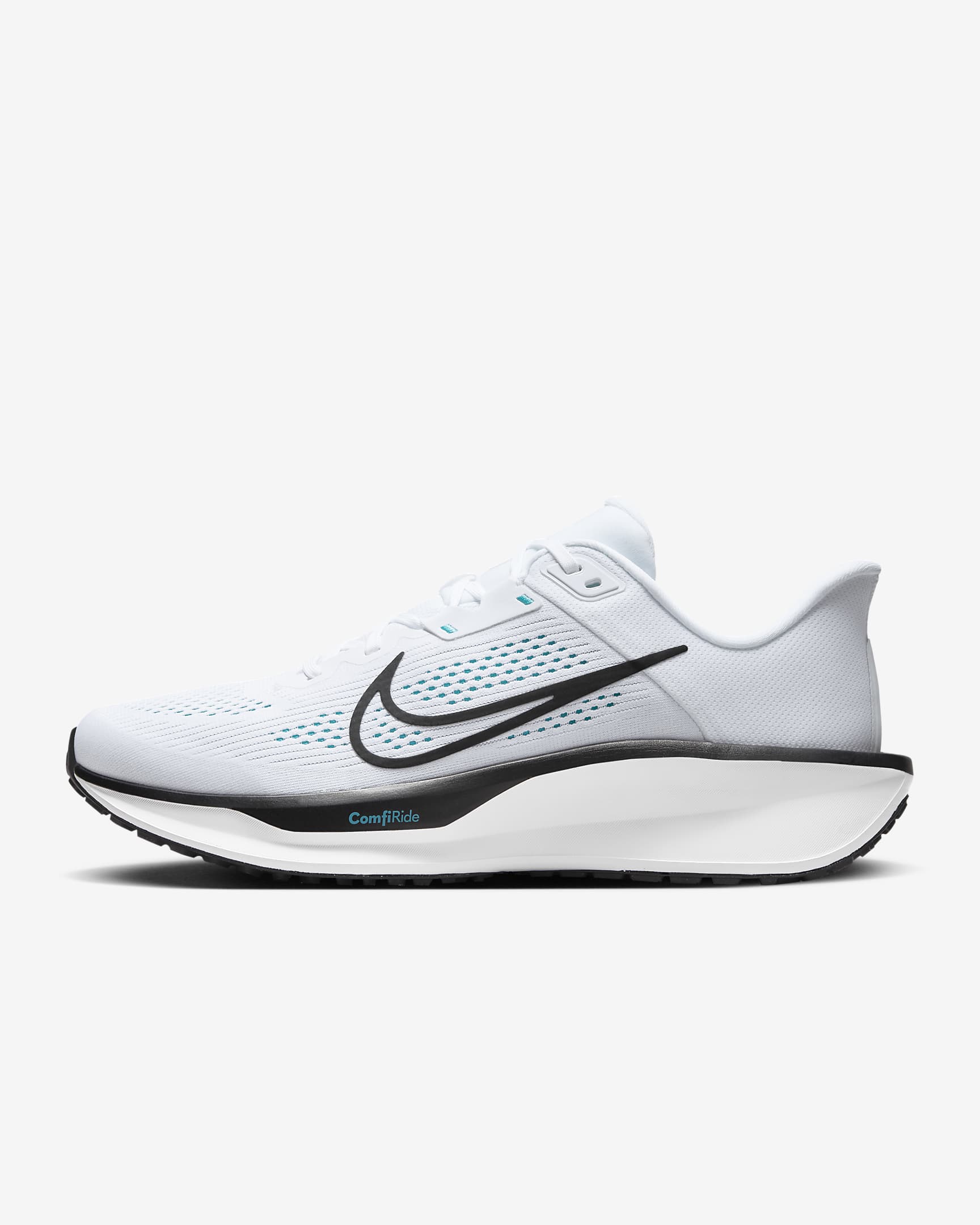 รองเท้าวิ่งโร้ดรันนิ่งผู้ชาย Nike Quest 6 - ขาว/Dusty Cactus/ดำ