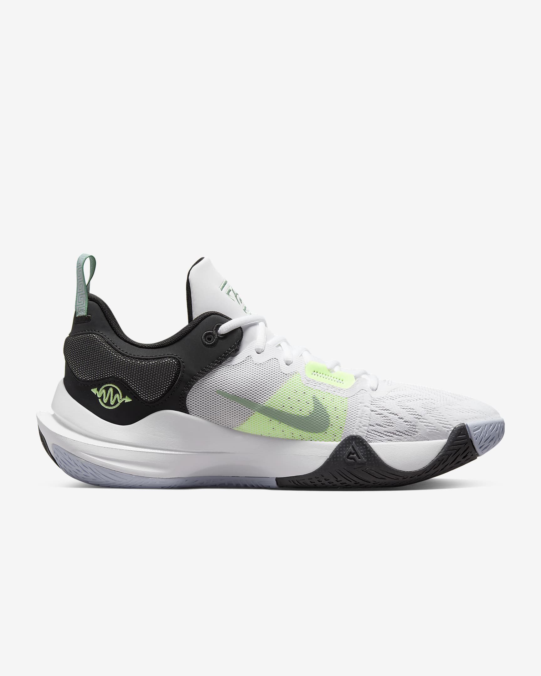 Giannis Immortality 2 Basketball Shoes - White/Barely Volt/Grey Fog/Black