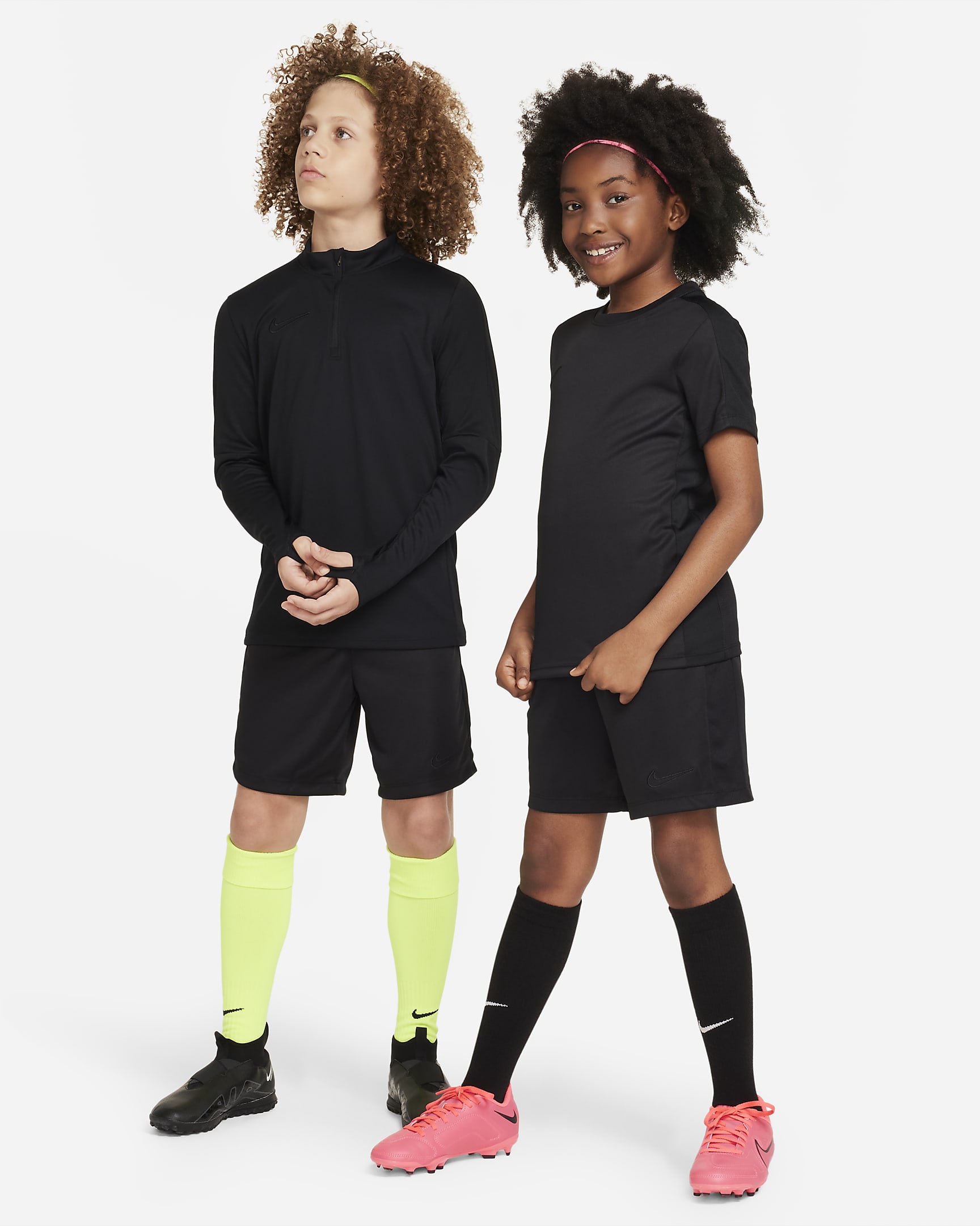 Nike Dri-FIT Academy23 Kids' Football Shorts - Black/Black/Black