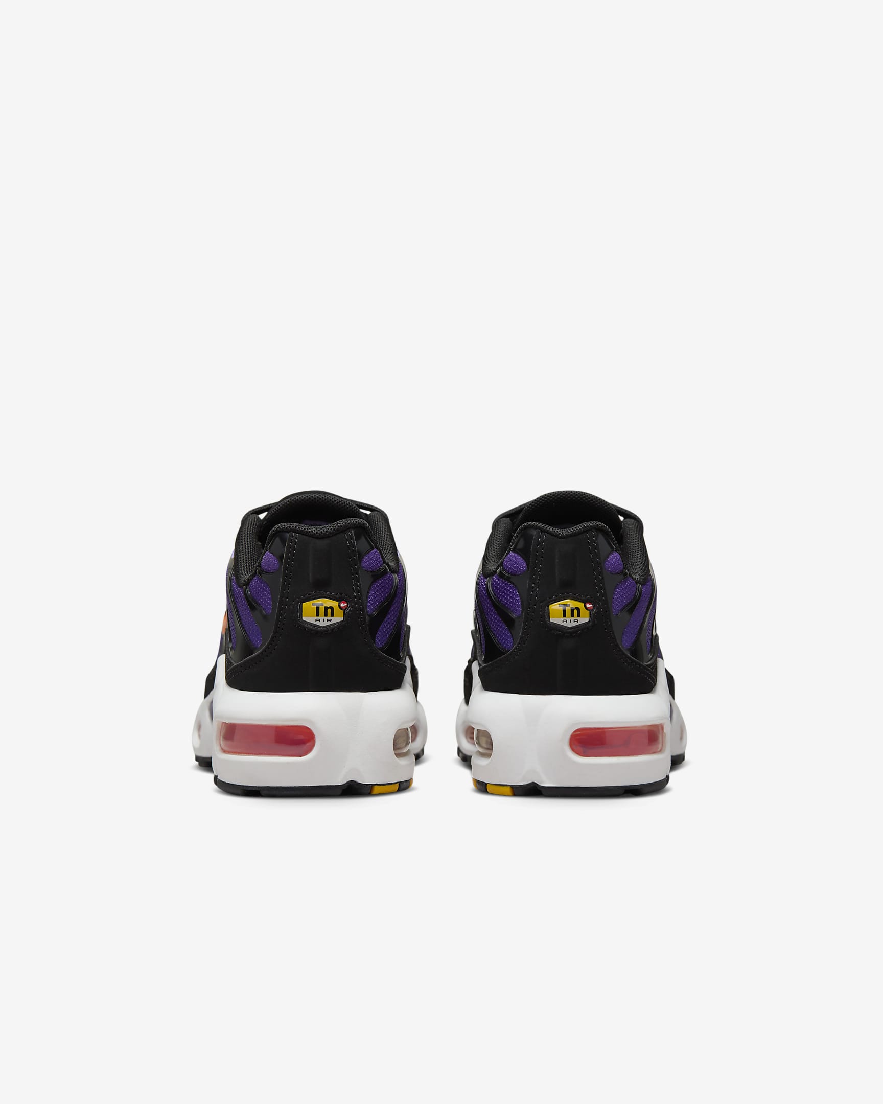 Buty dla dużych dzieci Nike Air Max Plus - Czerń/Voltage Purple/Purple Agate/Total Orange