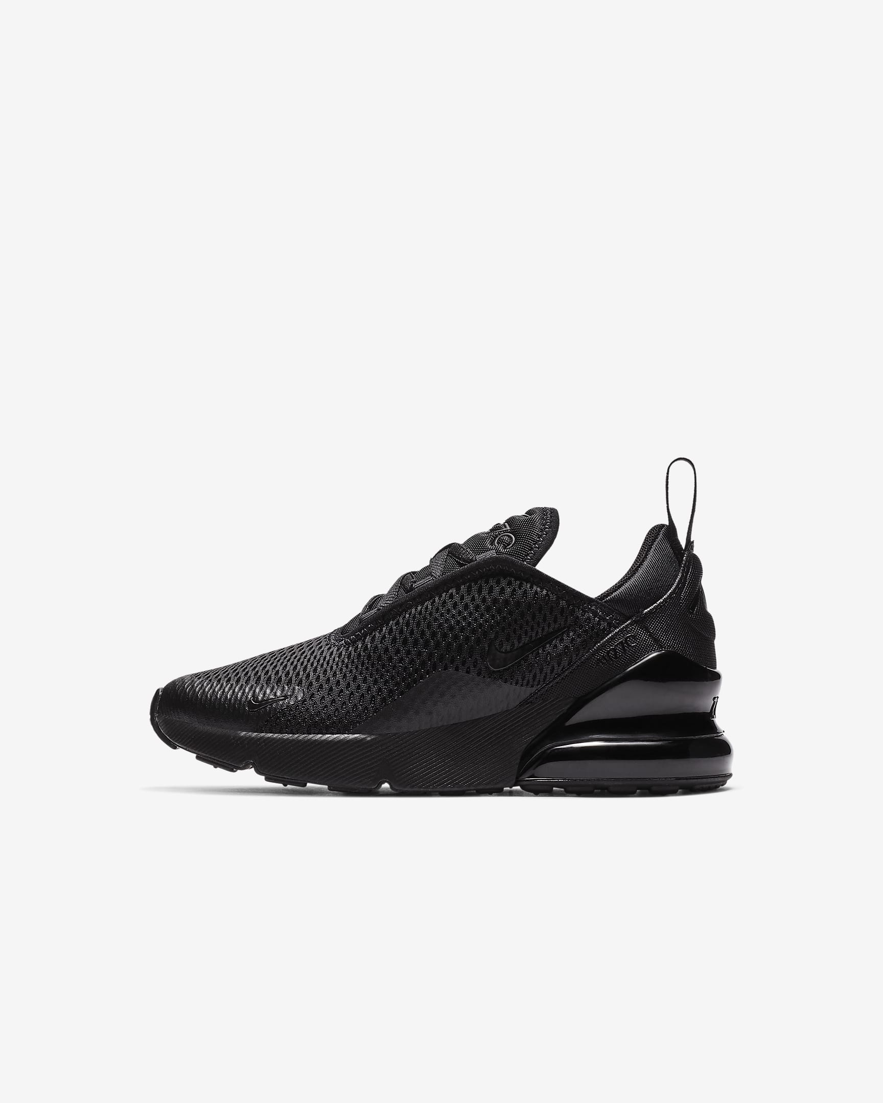 Nike Air Max 270 Younger Kids' Shoe - Black/Black/Black