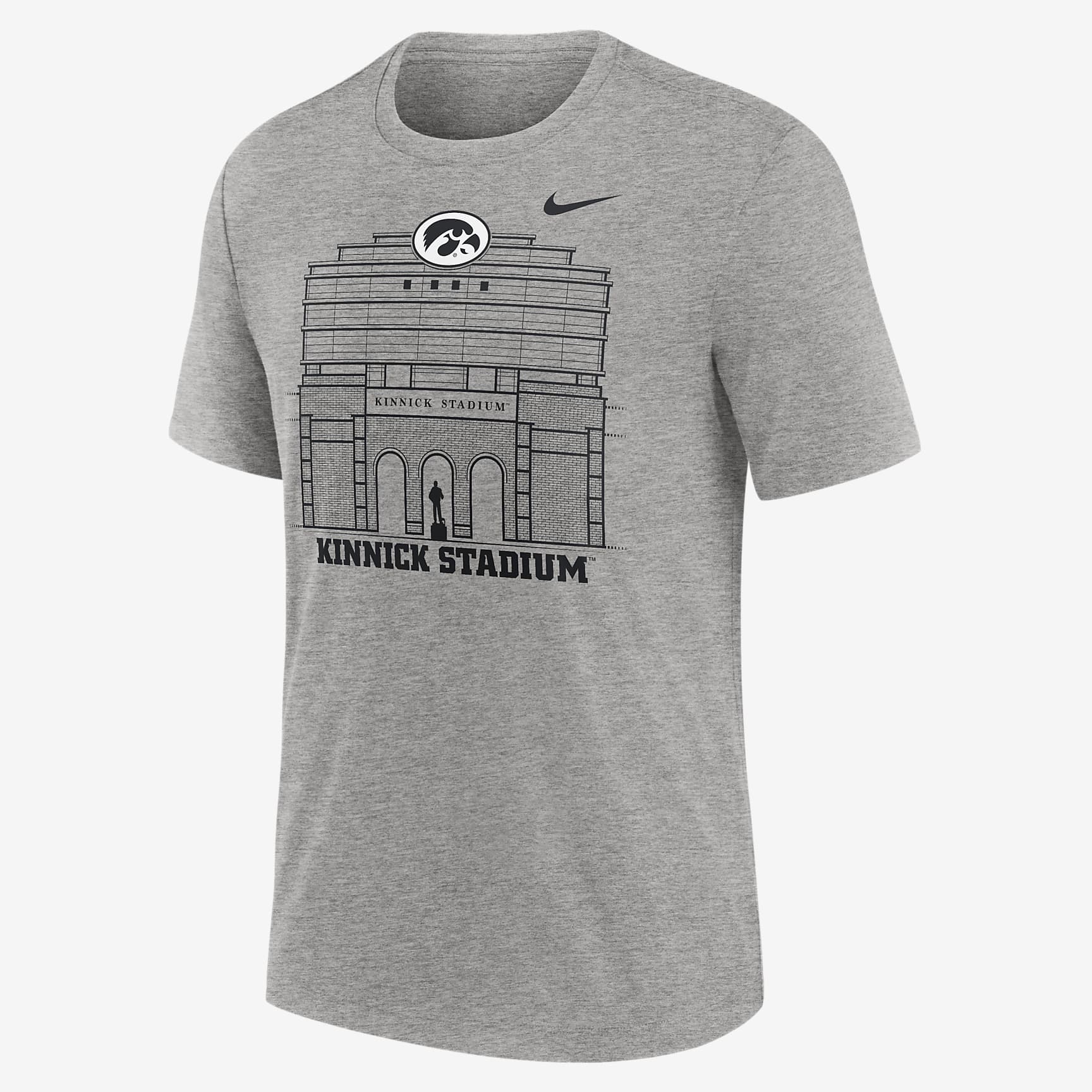 Iowa Hawkeyes Local Campus Time Honored Tradition Men's Nike College T-Shirt - Dark Grey Heather