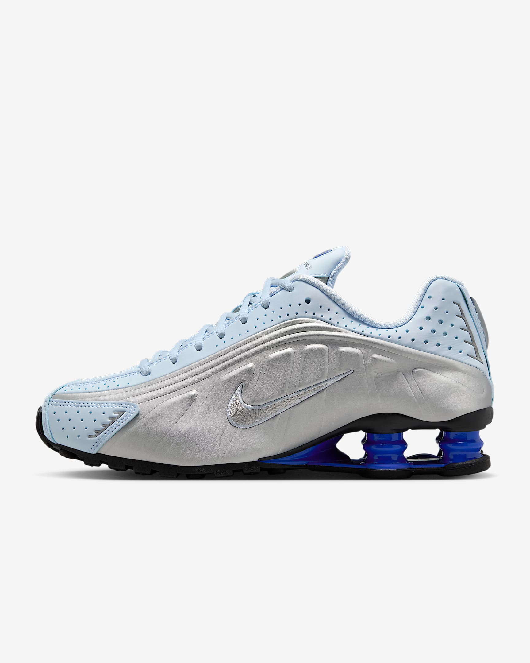 Nike Shox R4 Women's Shoes - Blue Tint/Racer Blue/Metallic Silver/Metallic Silver