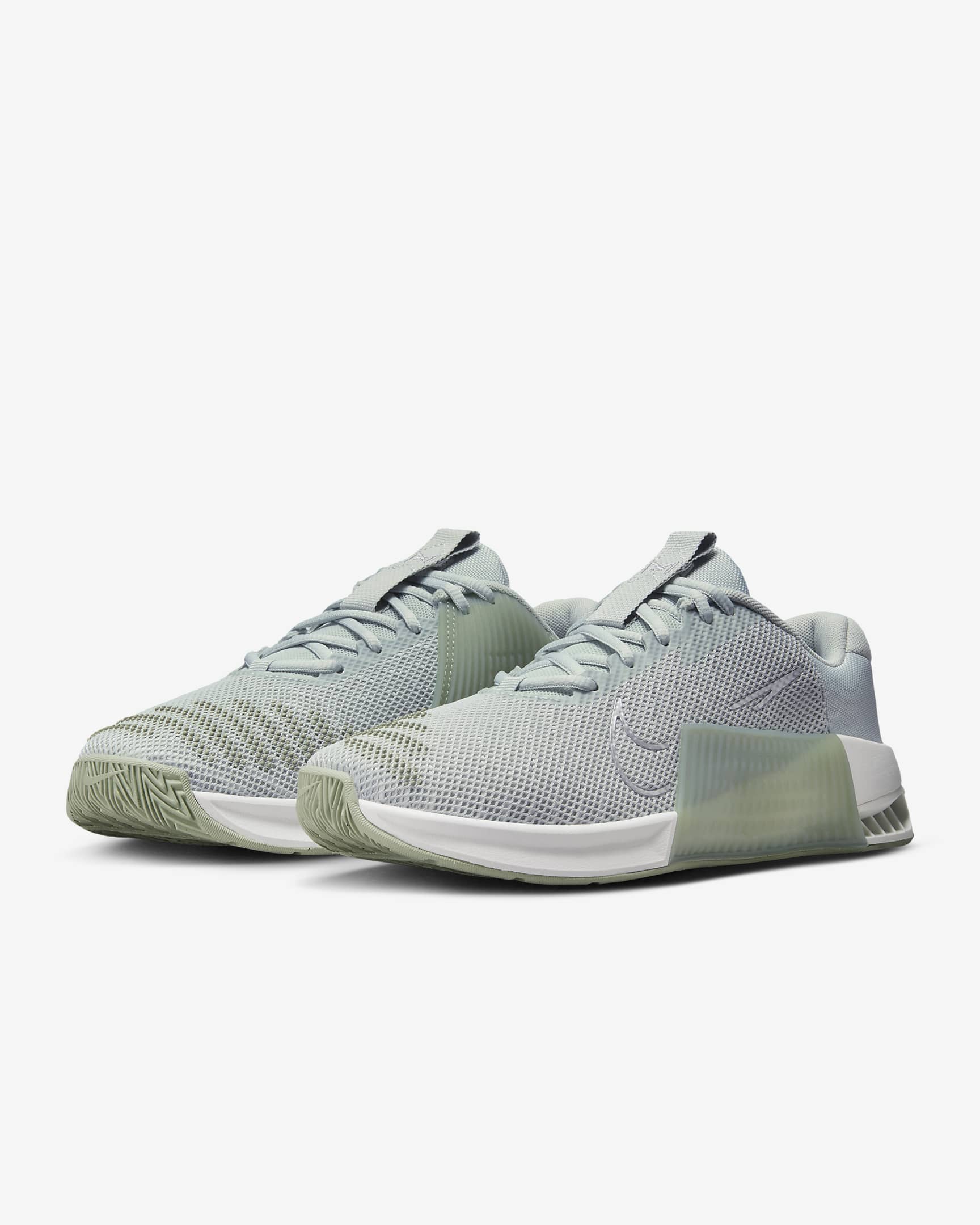 Nike Metcon 9-træningssko til kvinder - Light Silver/Summit White/Jade Horizon/Metallic Silver