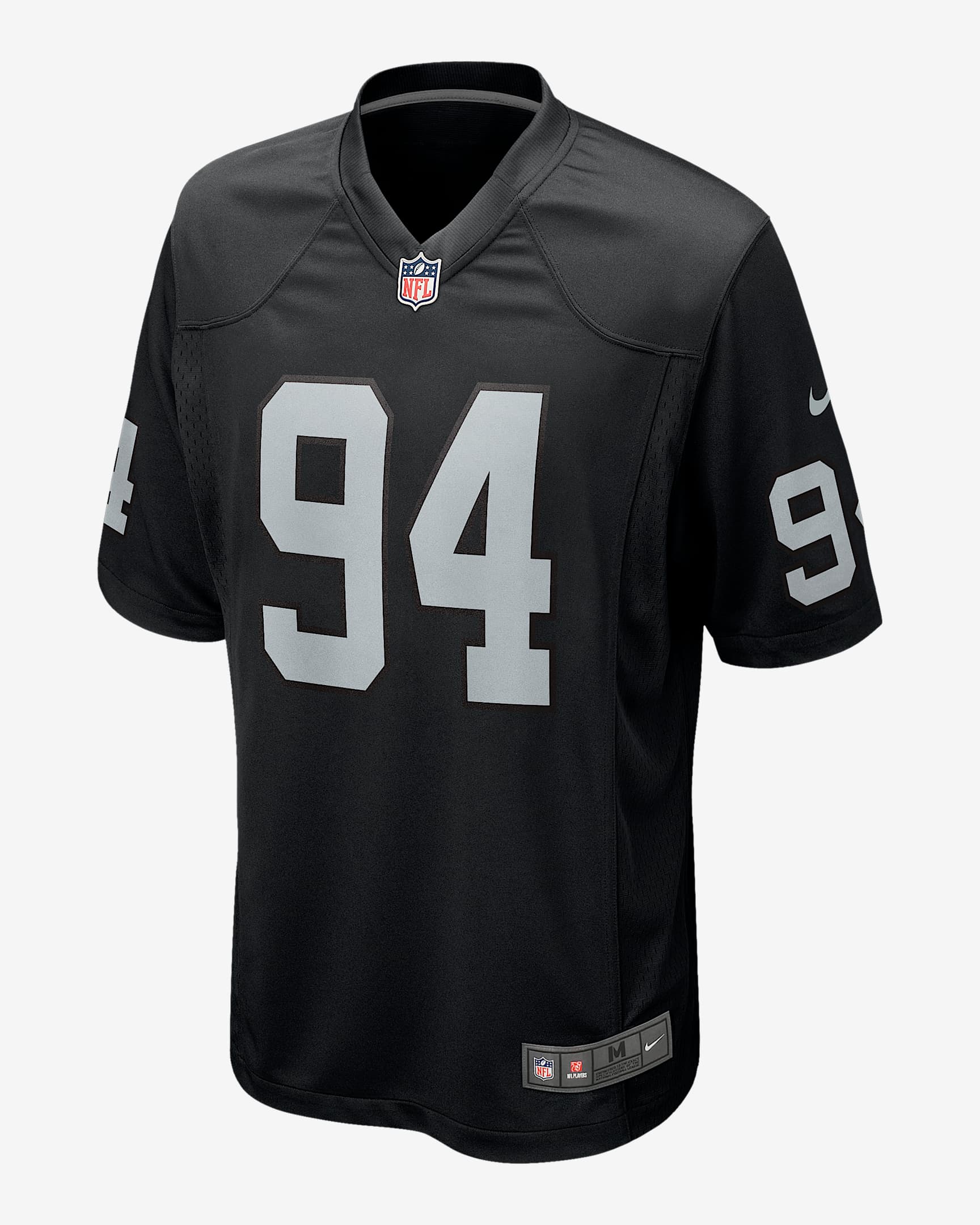 Christian Wilkins Las Vegas Raiders Men's Nike NFL Game Jersey - Black