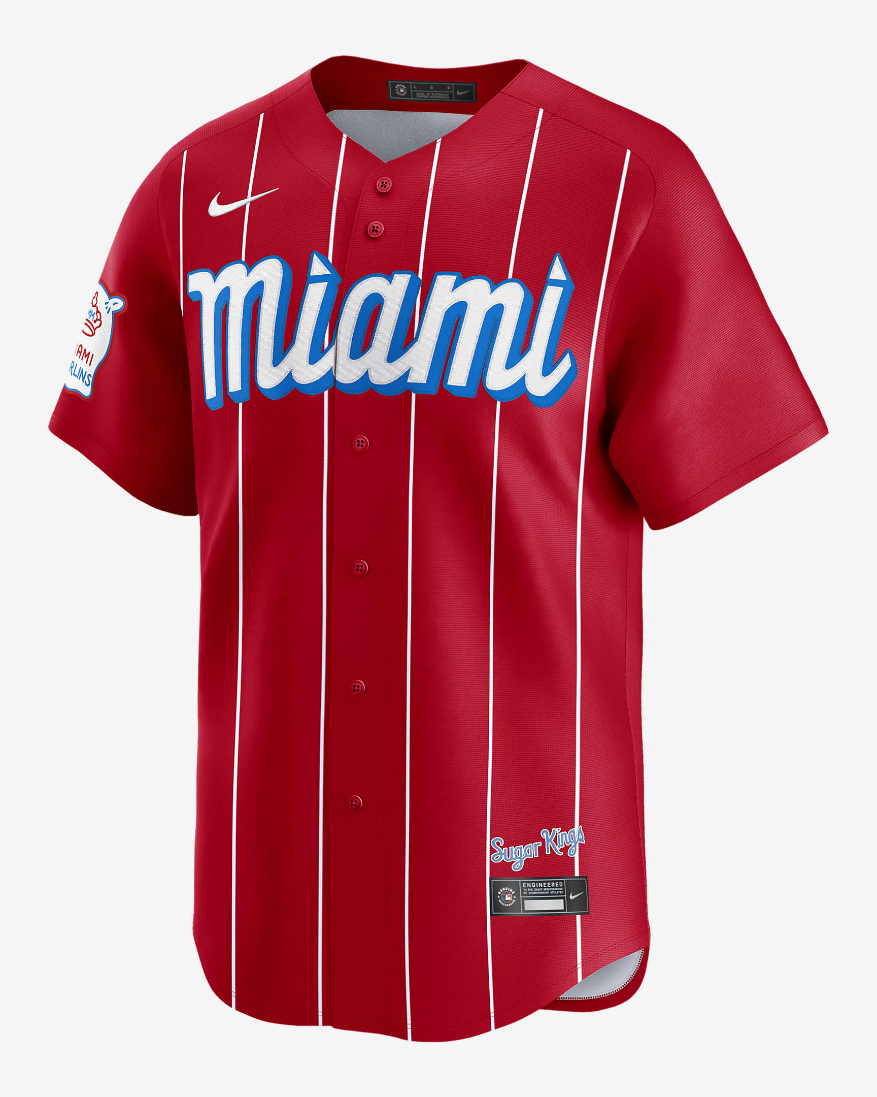 Jersey Nike Dri FIT ADV de la MLB Limited para hombre Miami Marlins