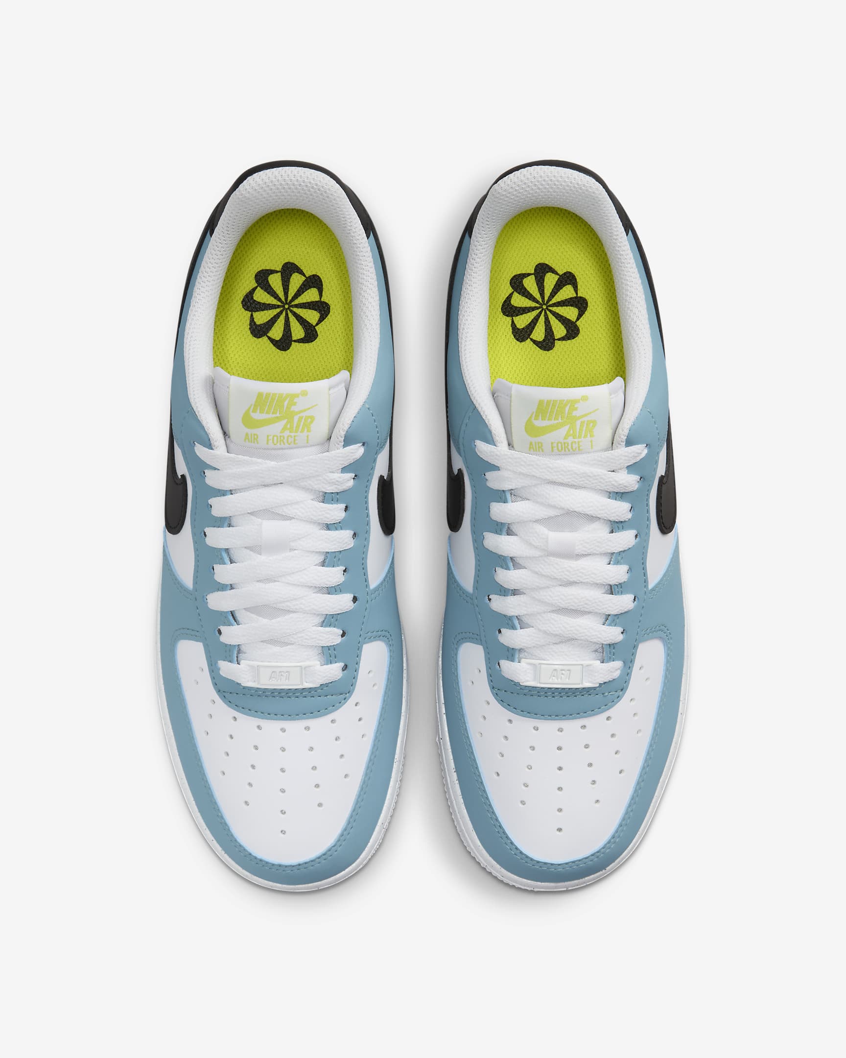 Nike Air Force 1 '07 Women's Shoes - Denim Turquoise/White/Cyber/Black