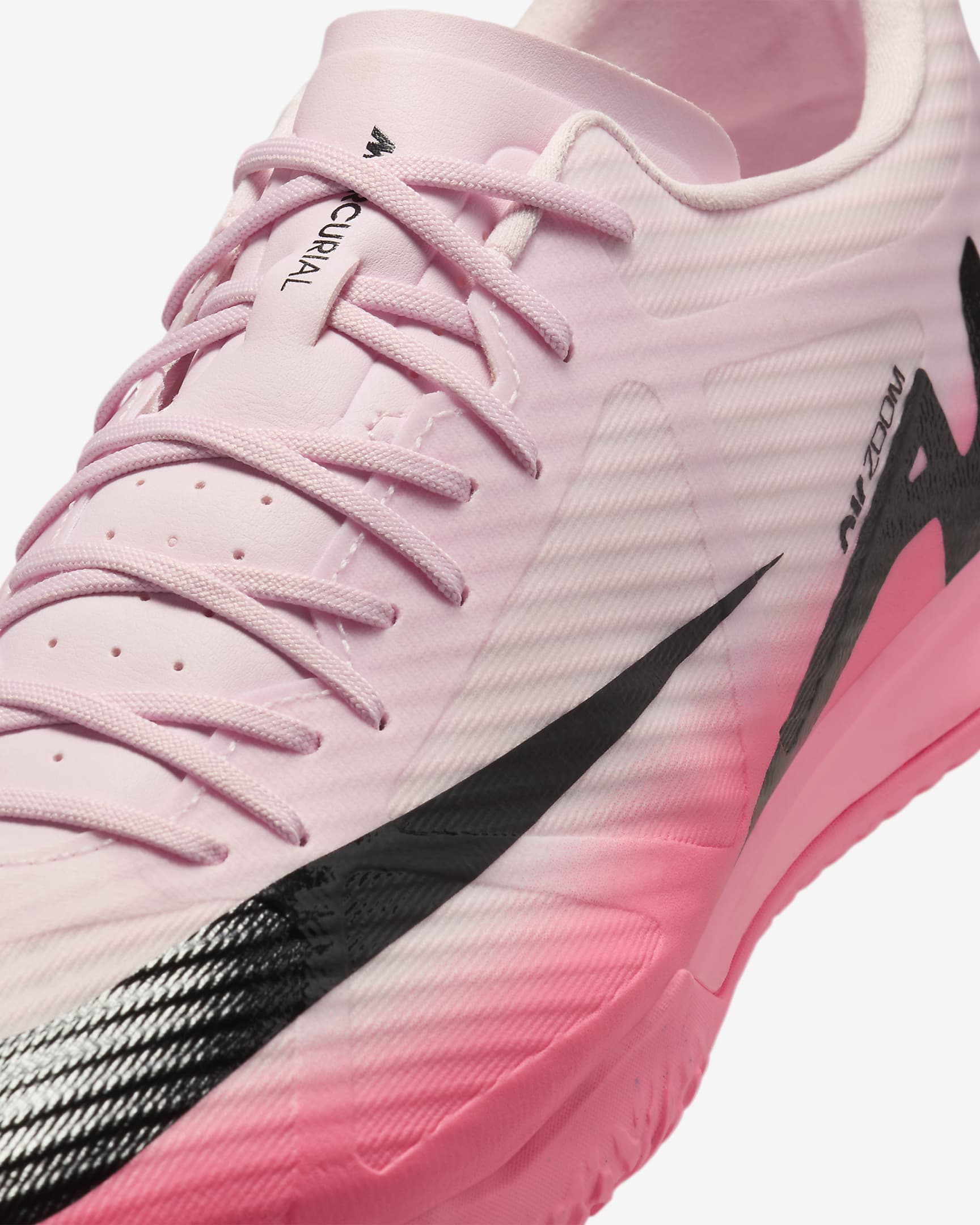 Nike Mercurial Vapor 15 Academy IC Low-Top Soccer Shoes - Pink Foam/Black